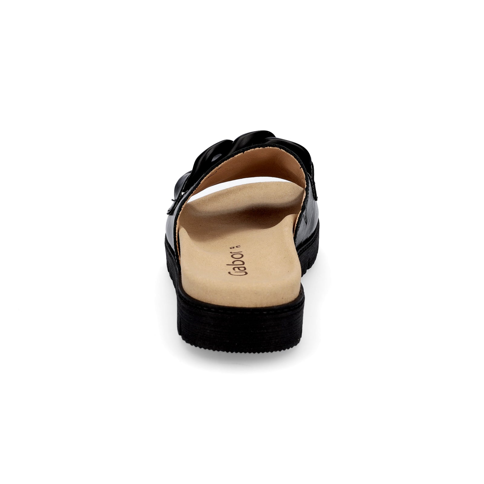 Gabor Damen Pantolette schwarz Lack