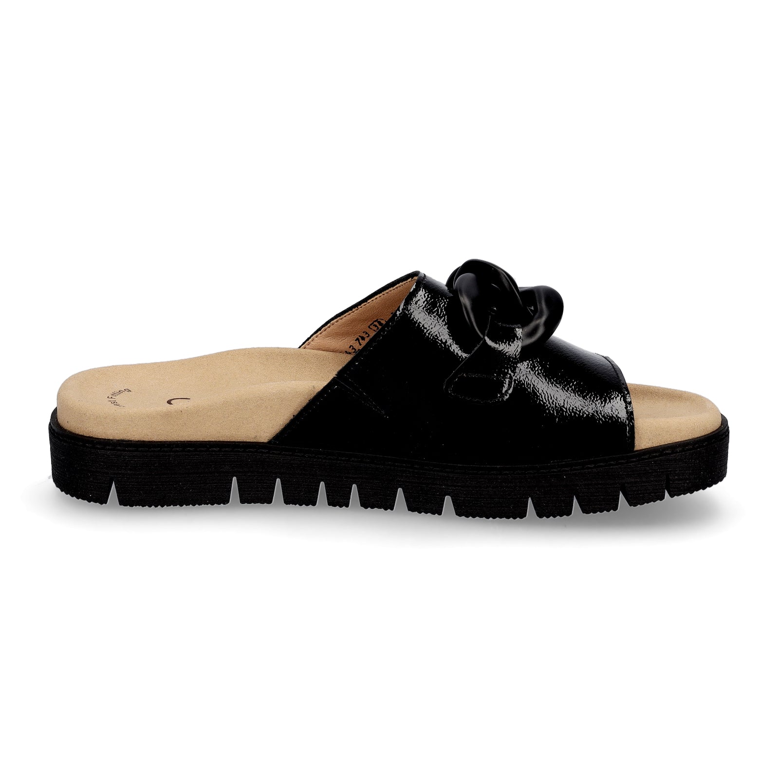 Gabor Damen Pantolette schwarz Lack