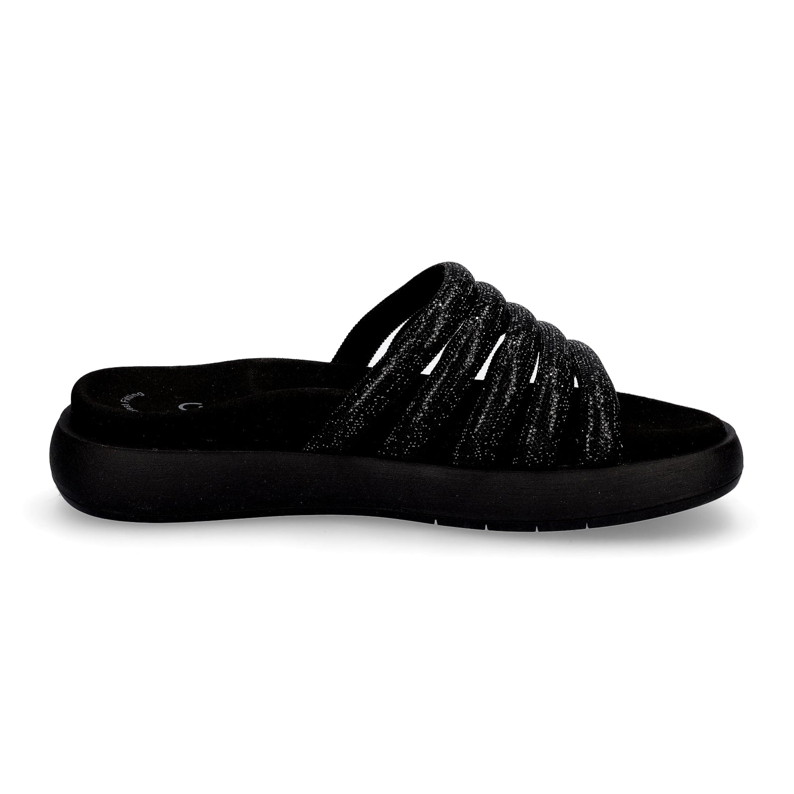 Gabor Damen Pantolette schwarz strass