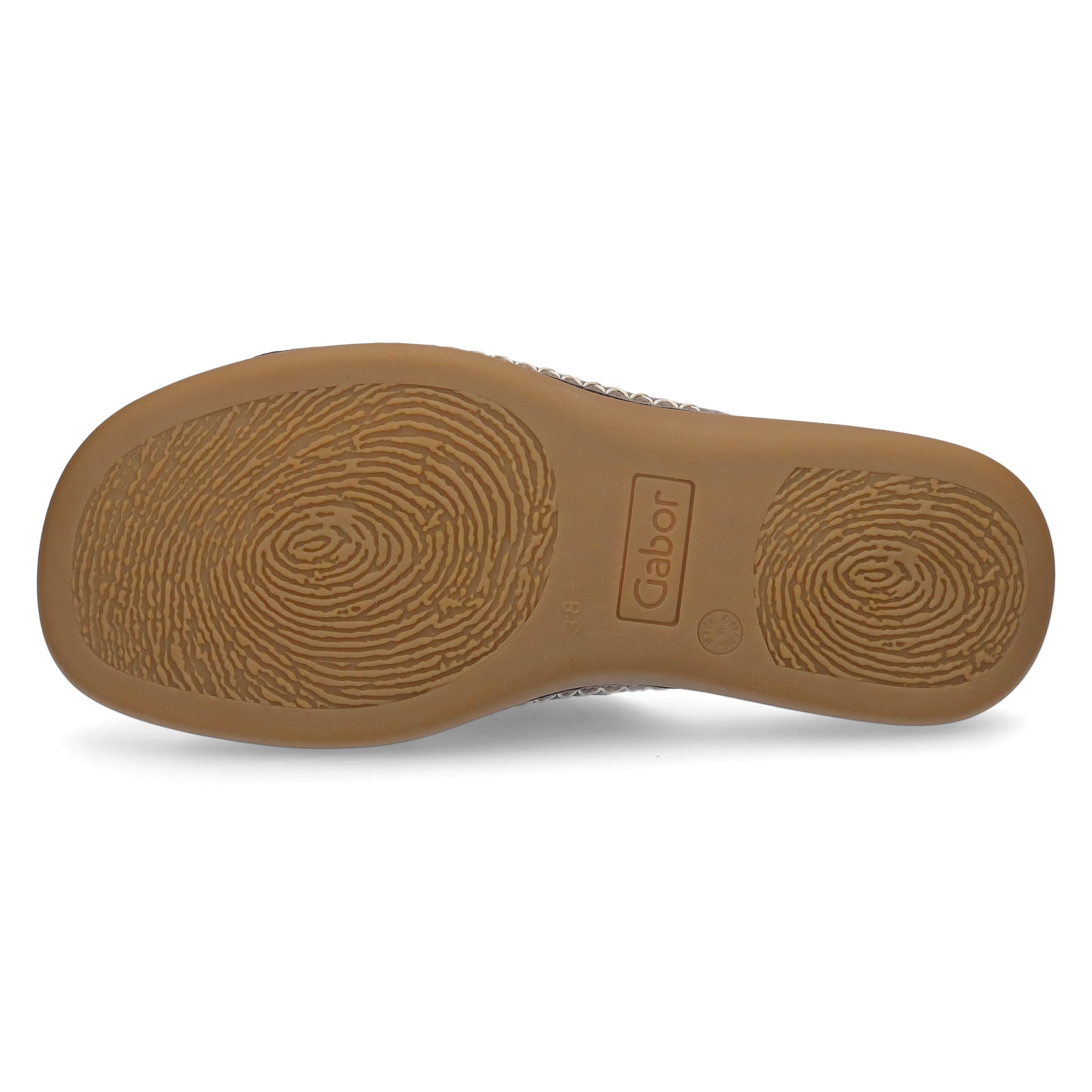 Gabor Damen Leder Pantolette taupe