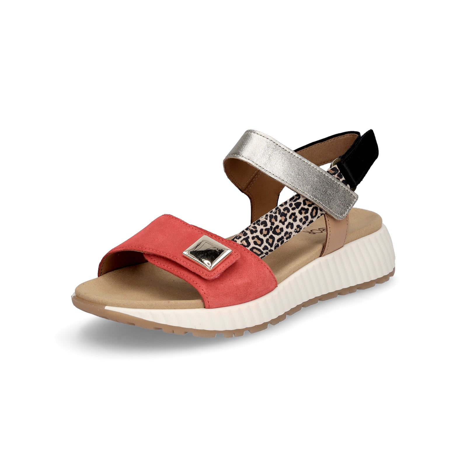 Gabor Damen Sandalette rot multi