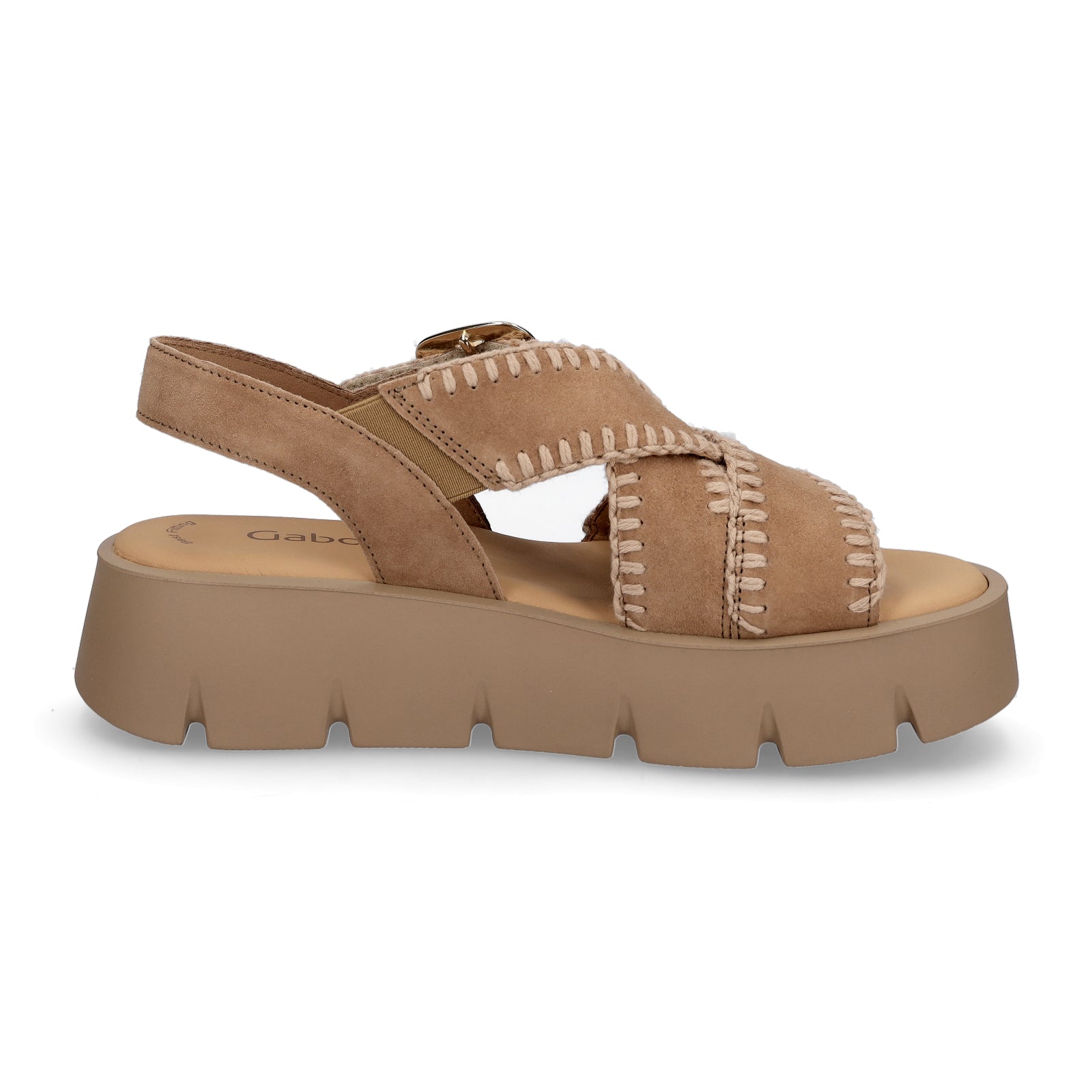 Gabor women's sandals walnut