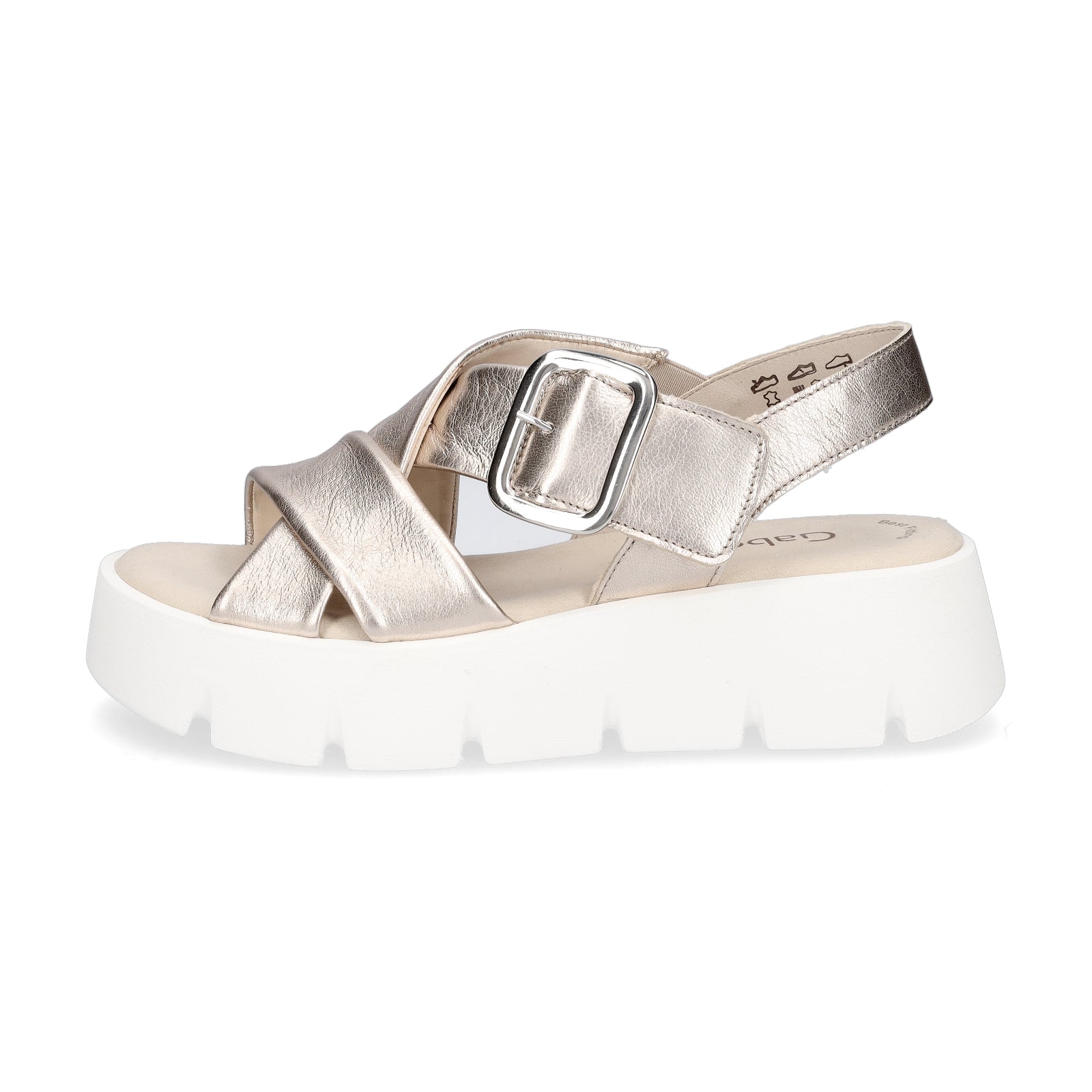 Gabor Damen Sandale gold