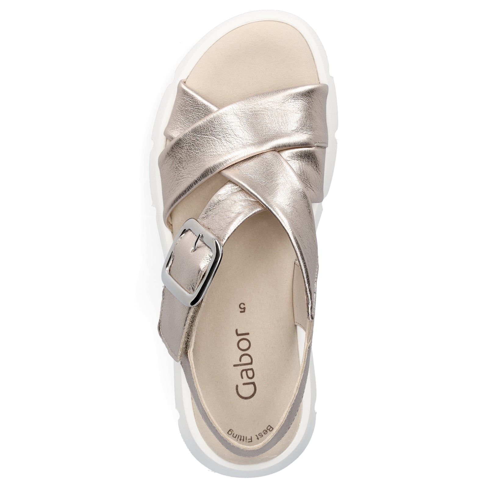 Gabor Damen Sandale gold