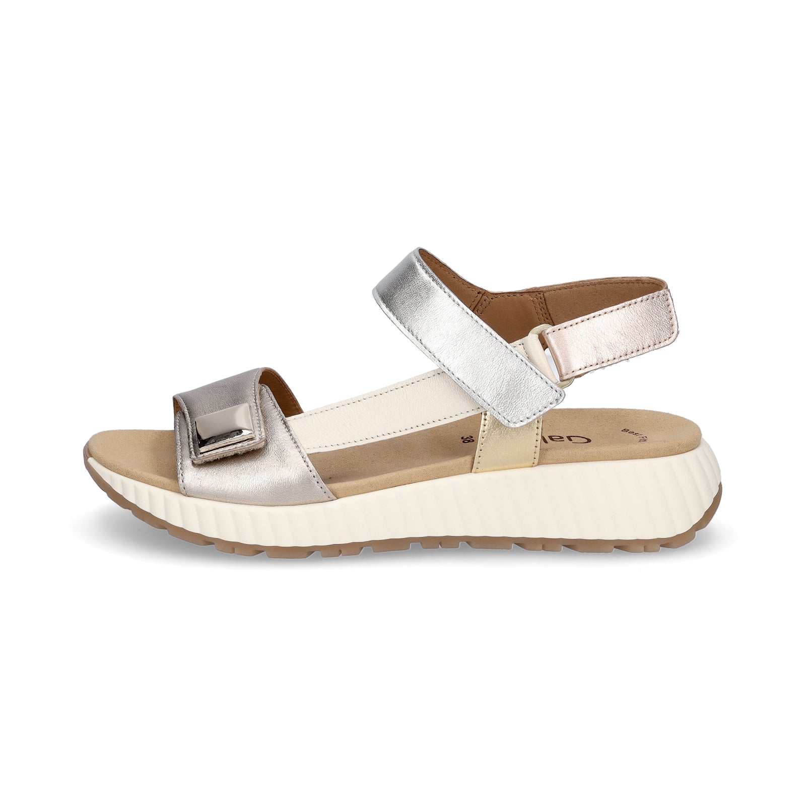 Gabor Damen Sandale metallic
