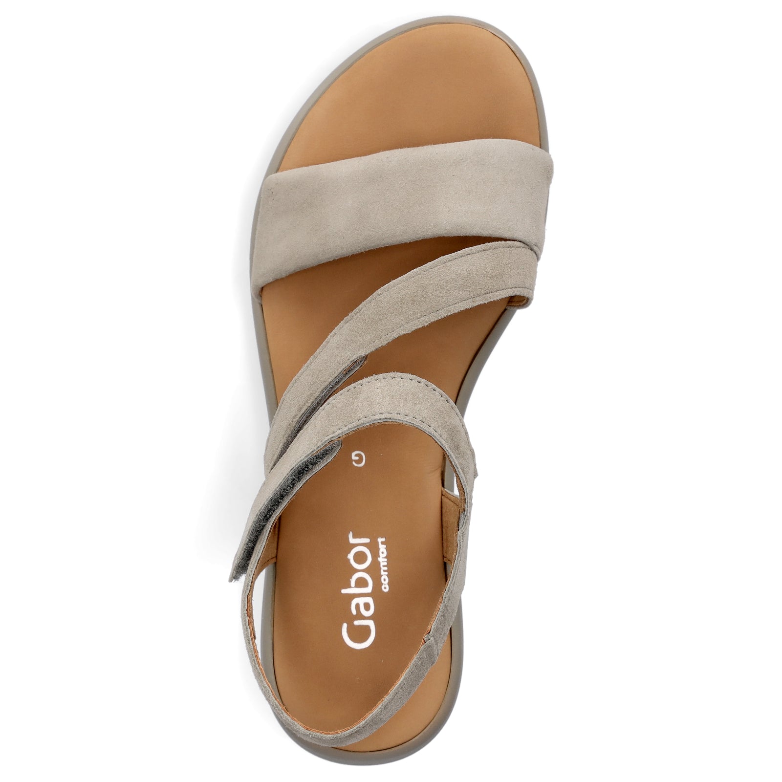 Gabor women's sandals reed green