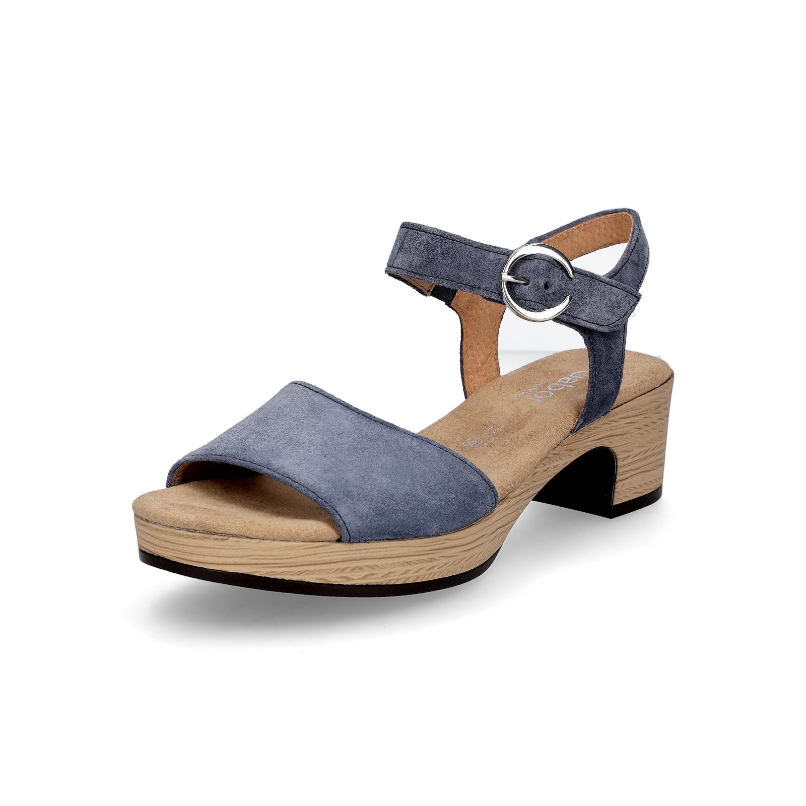 Gabor women's sandal jeans blue