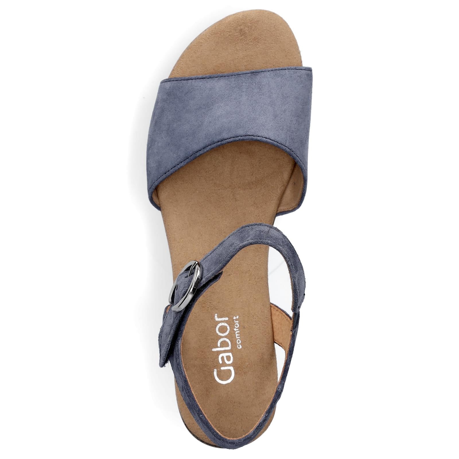 Gabor women's sandal jeans blue