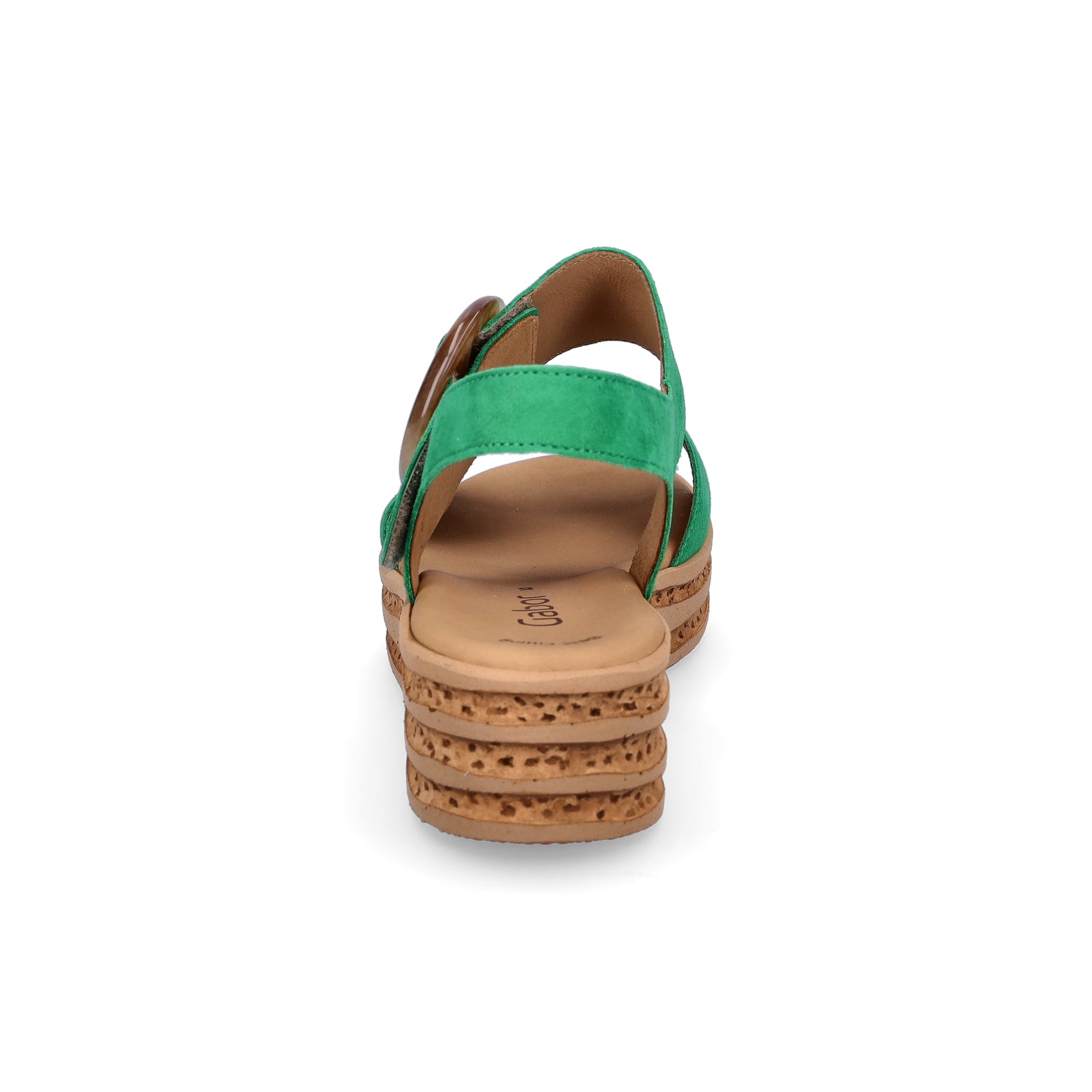 Gabor women's wedge sandals green