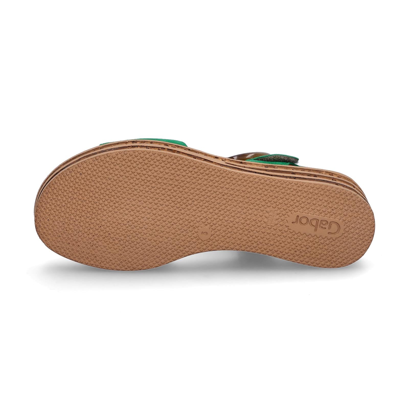 Gabor women's wedge sandals green