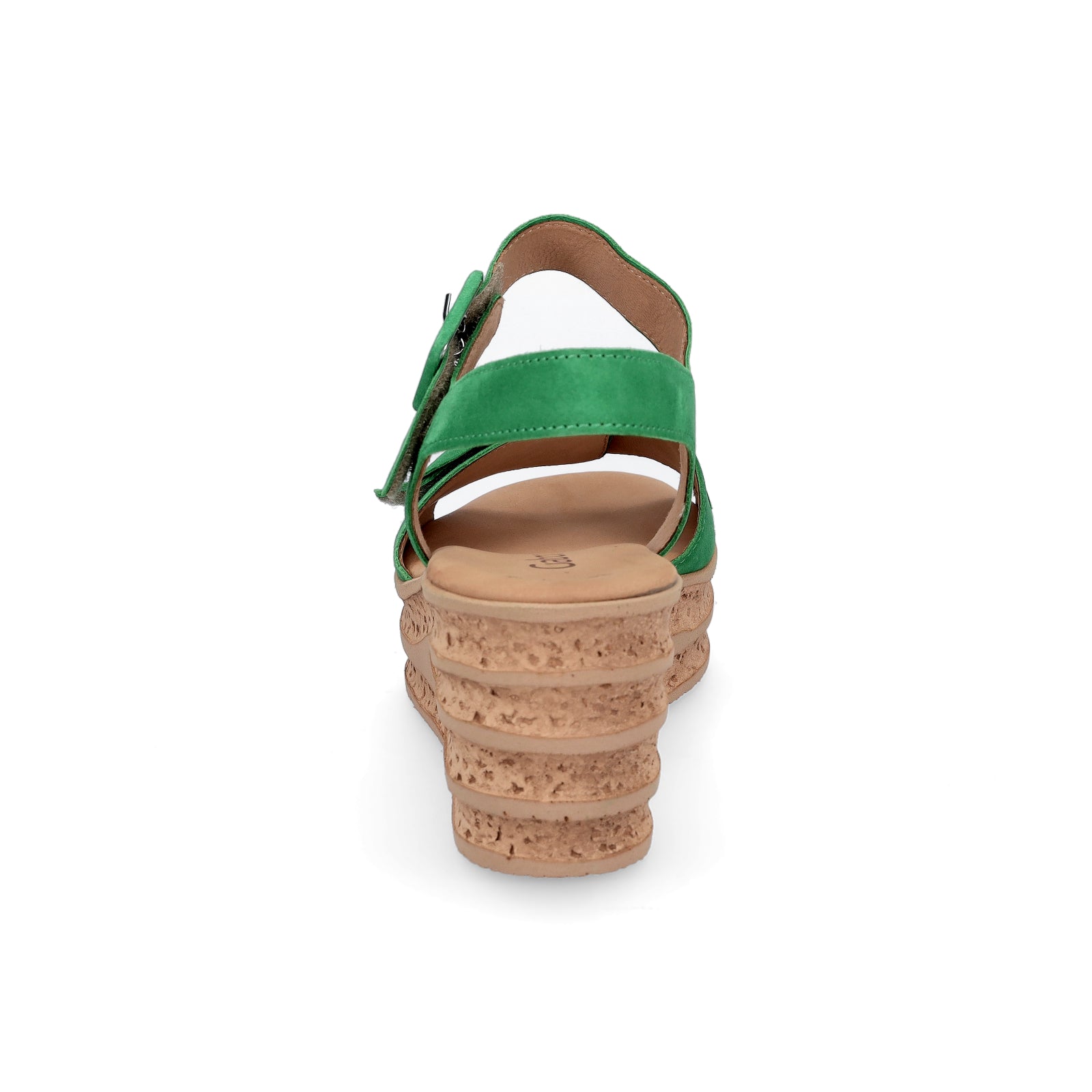 Gabor women's platform wedge sandals green