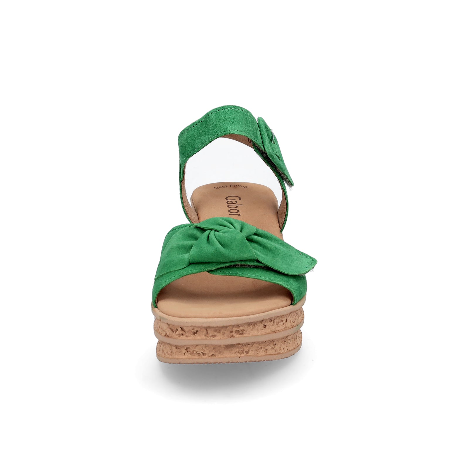 Gabor women's platform wedge sandals green