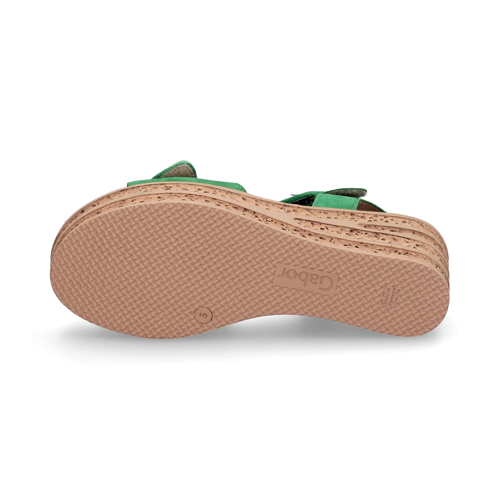 Gabor women's platform wedge sandals green