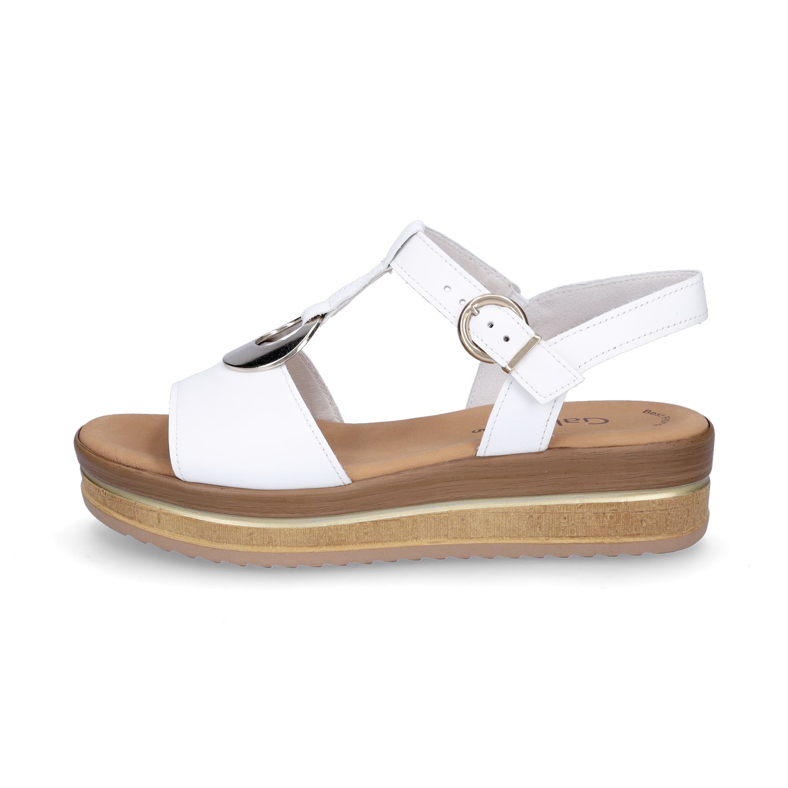 Gabor women's wedge sandals white