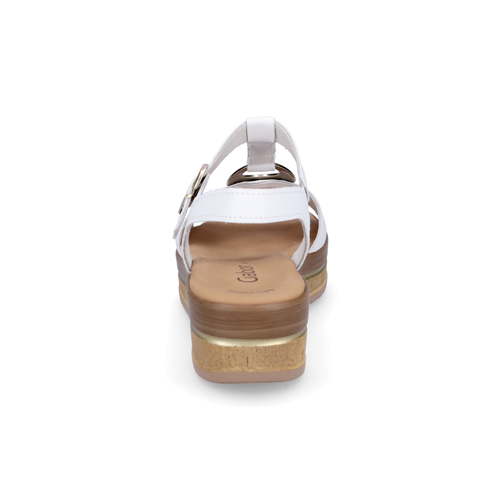 Gabor women's wedge sandals white