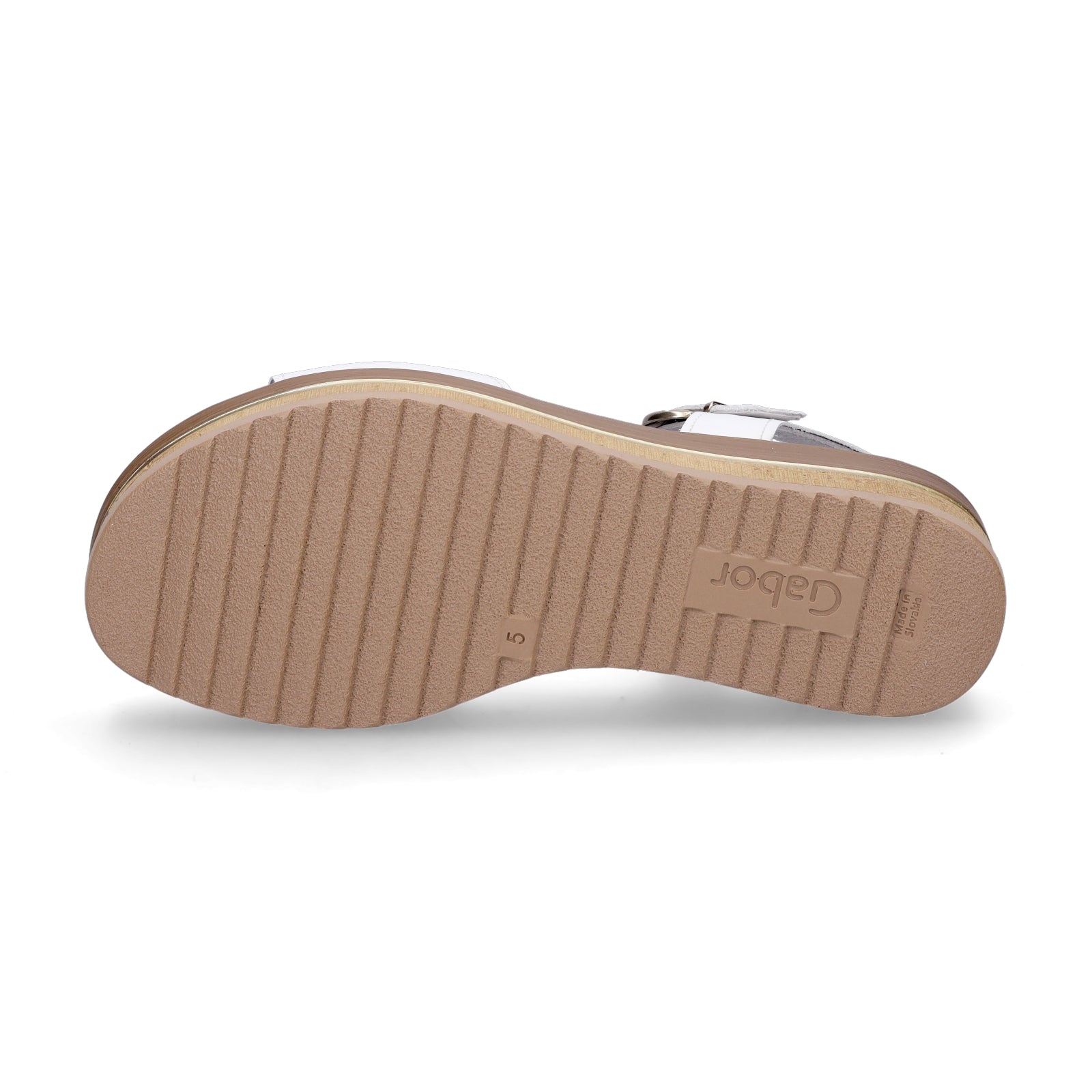 Gabor women's wedge sandals white