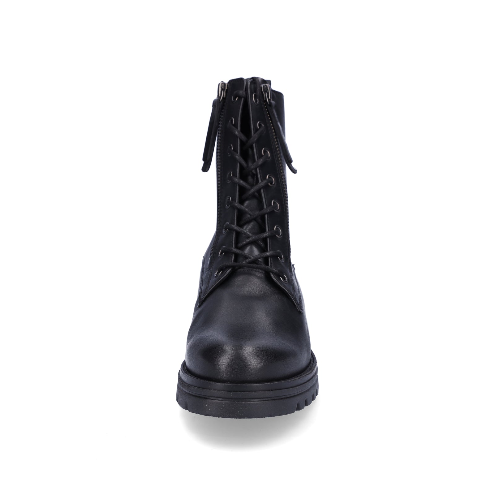 Gabor women's leather lace-up boot black