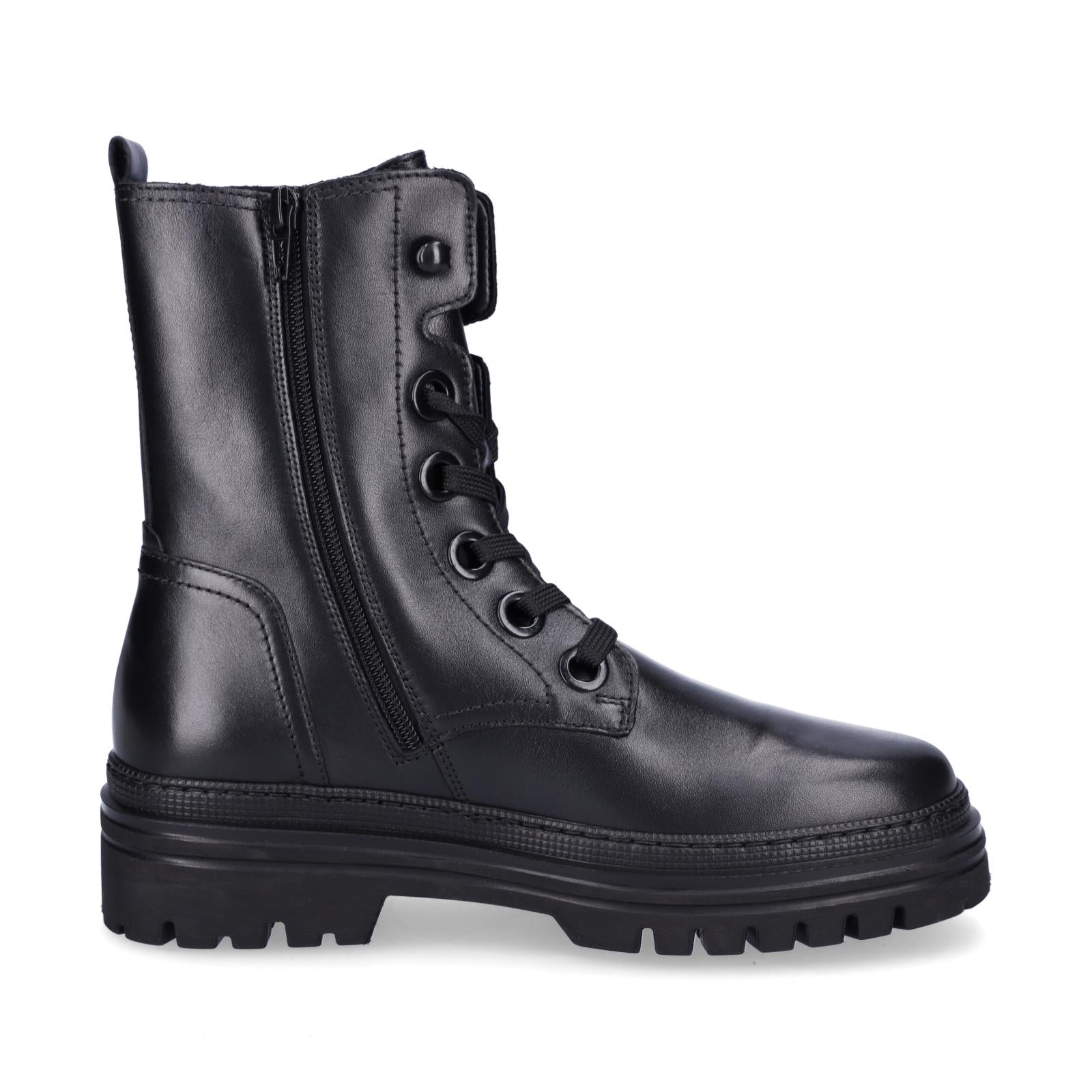 Gabor women's lace-up boot black