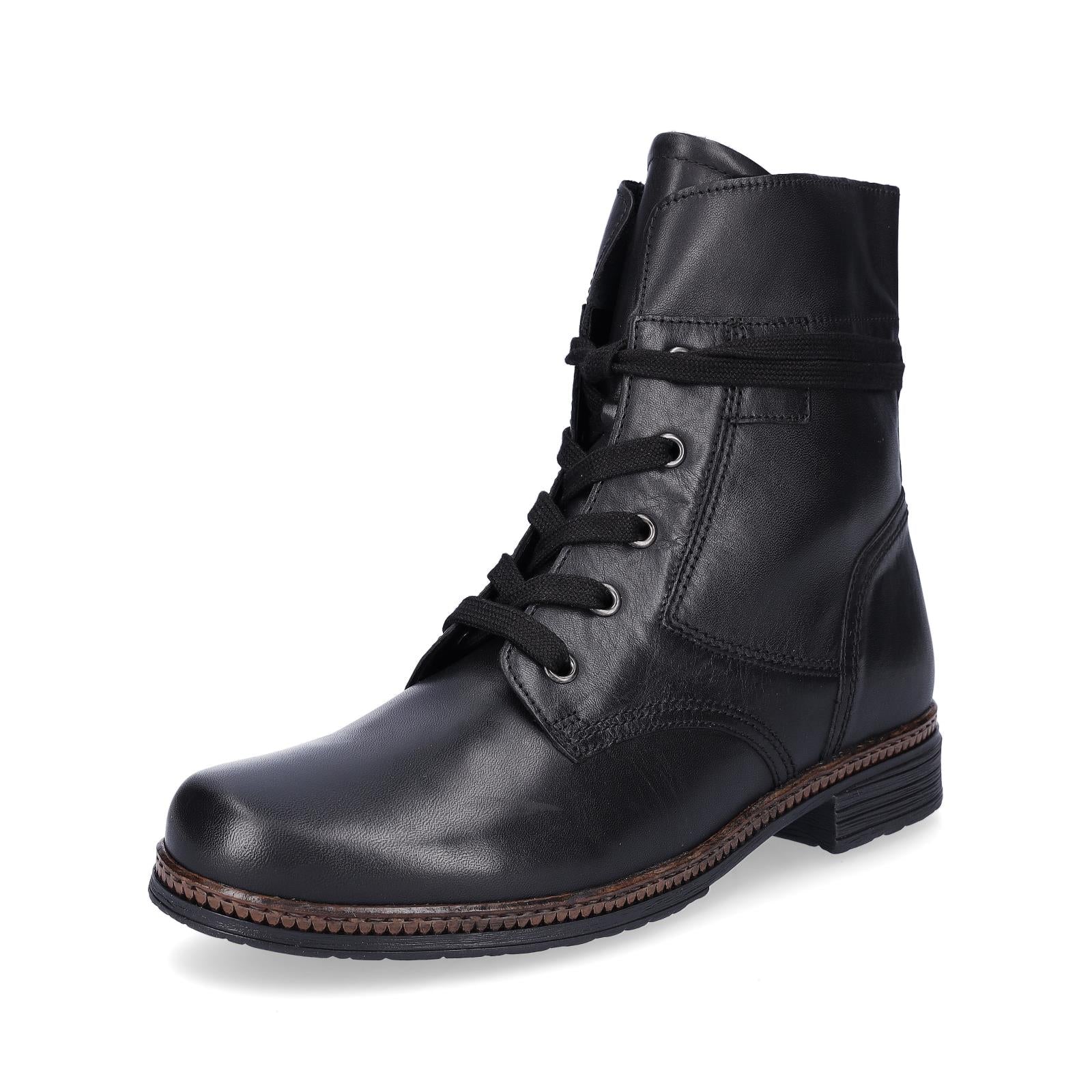 Gabor women's lace-up boot black
