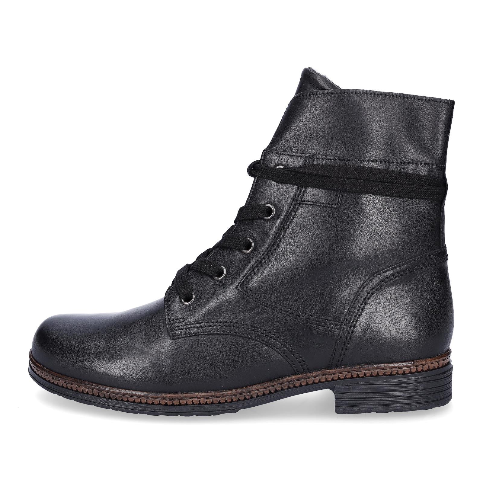 Gabor women's lace-up boot black