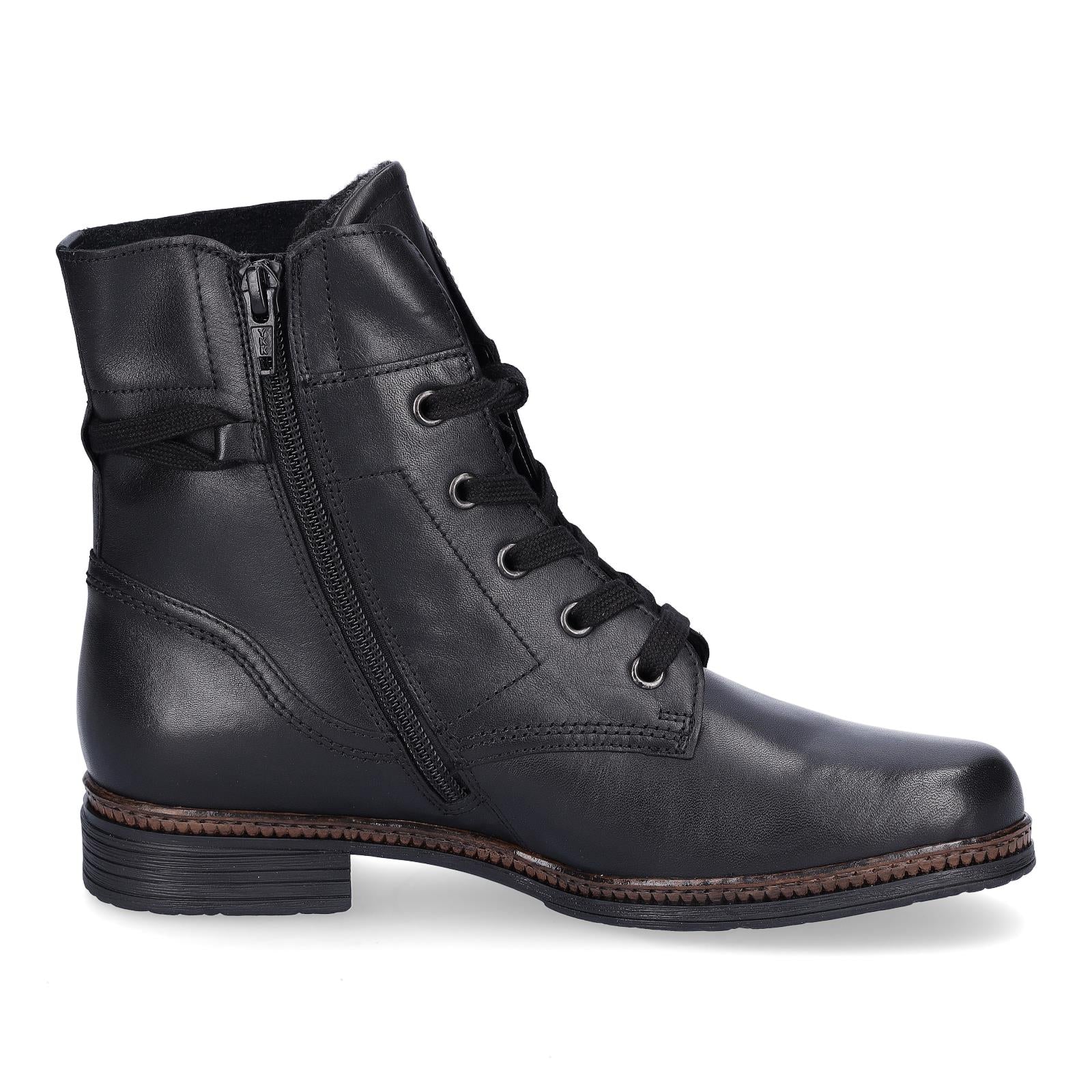 Gabor women's lace-up boot black