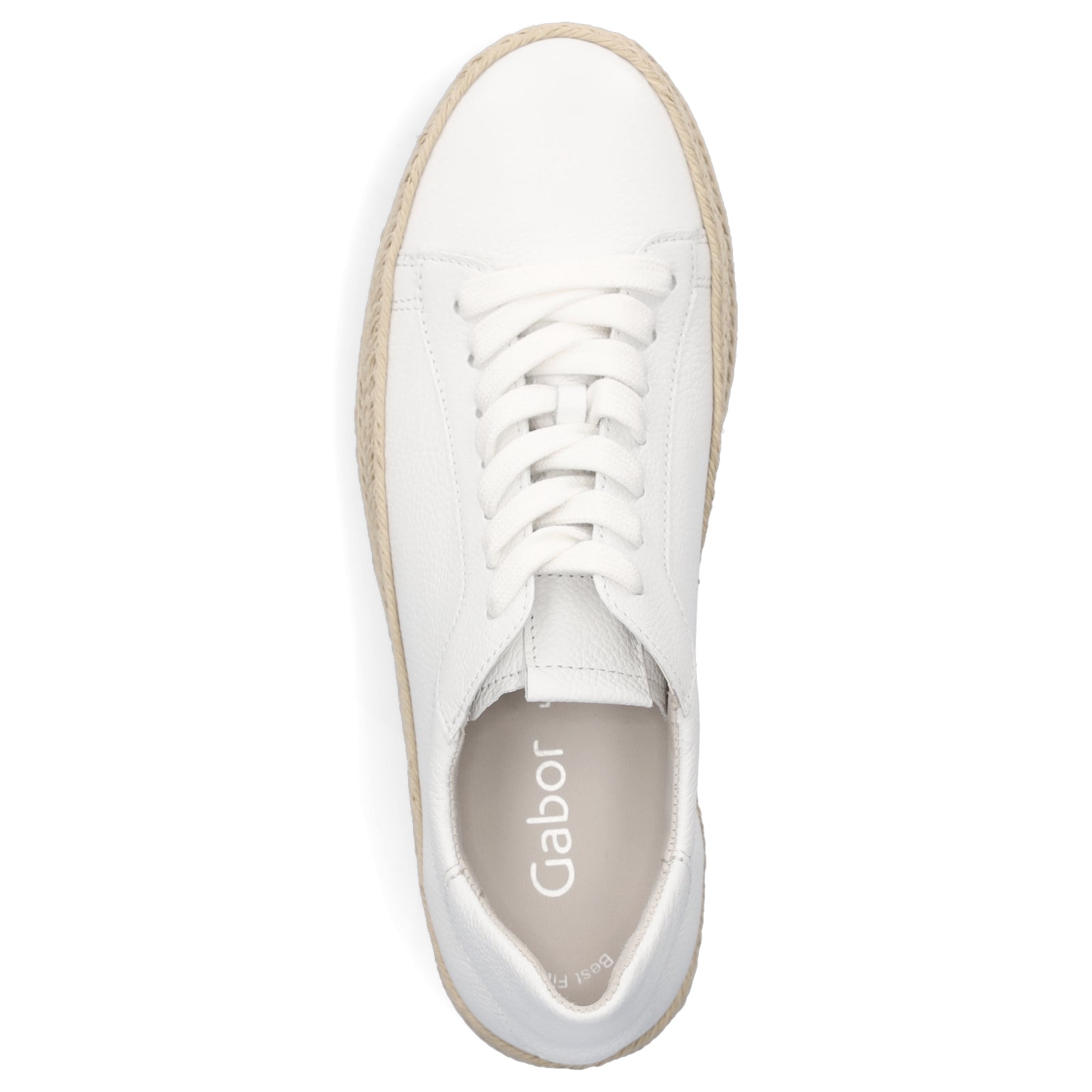 Gabor women's lace-up shoe white