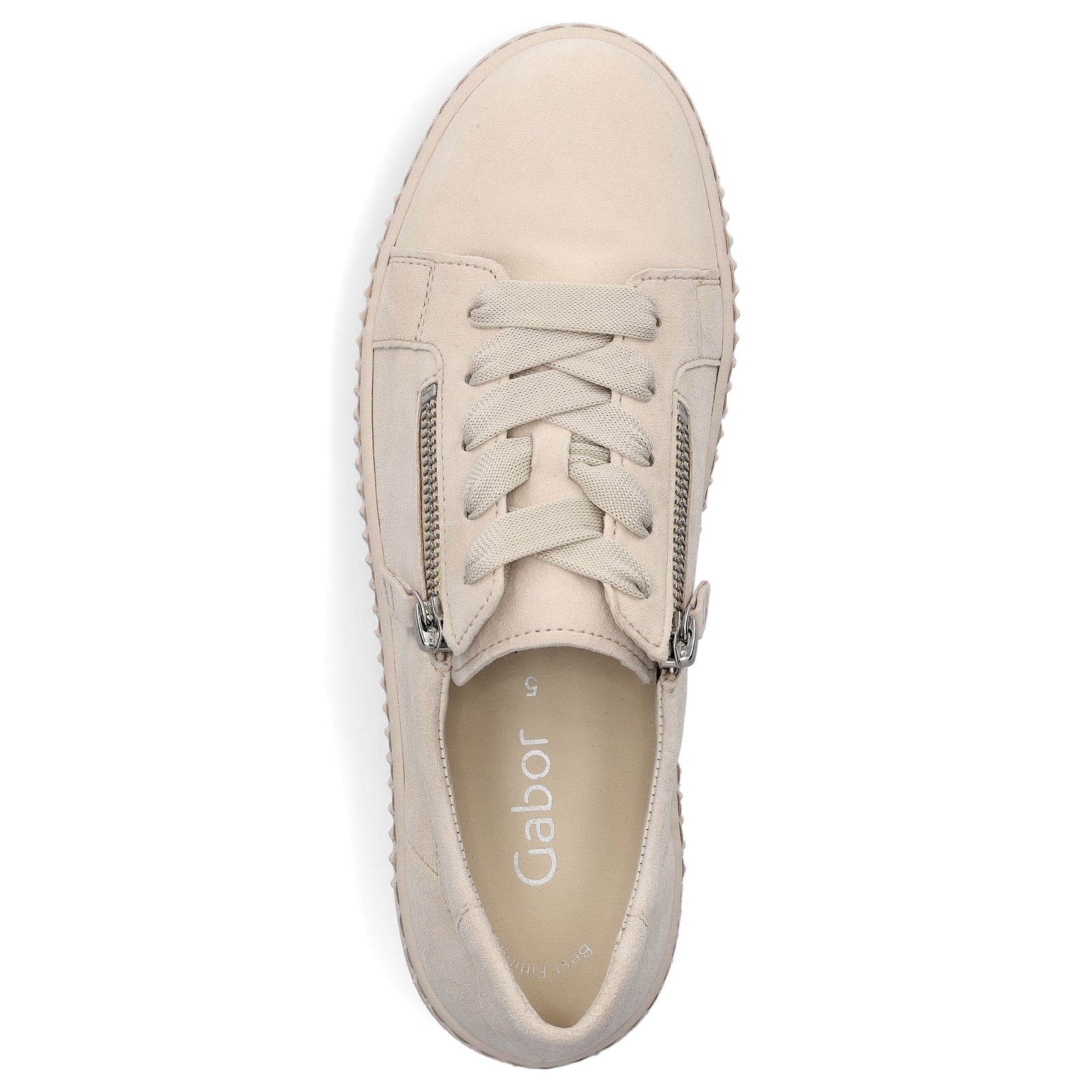 Gabor women's leather sneakers soft pink