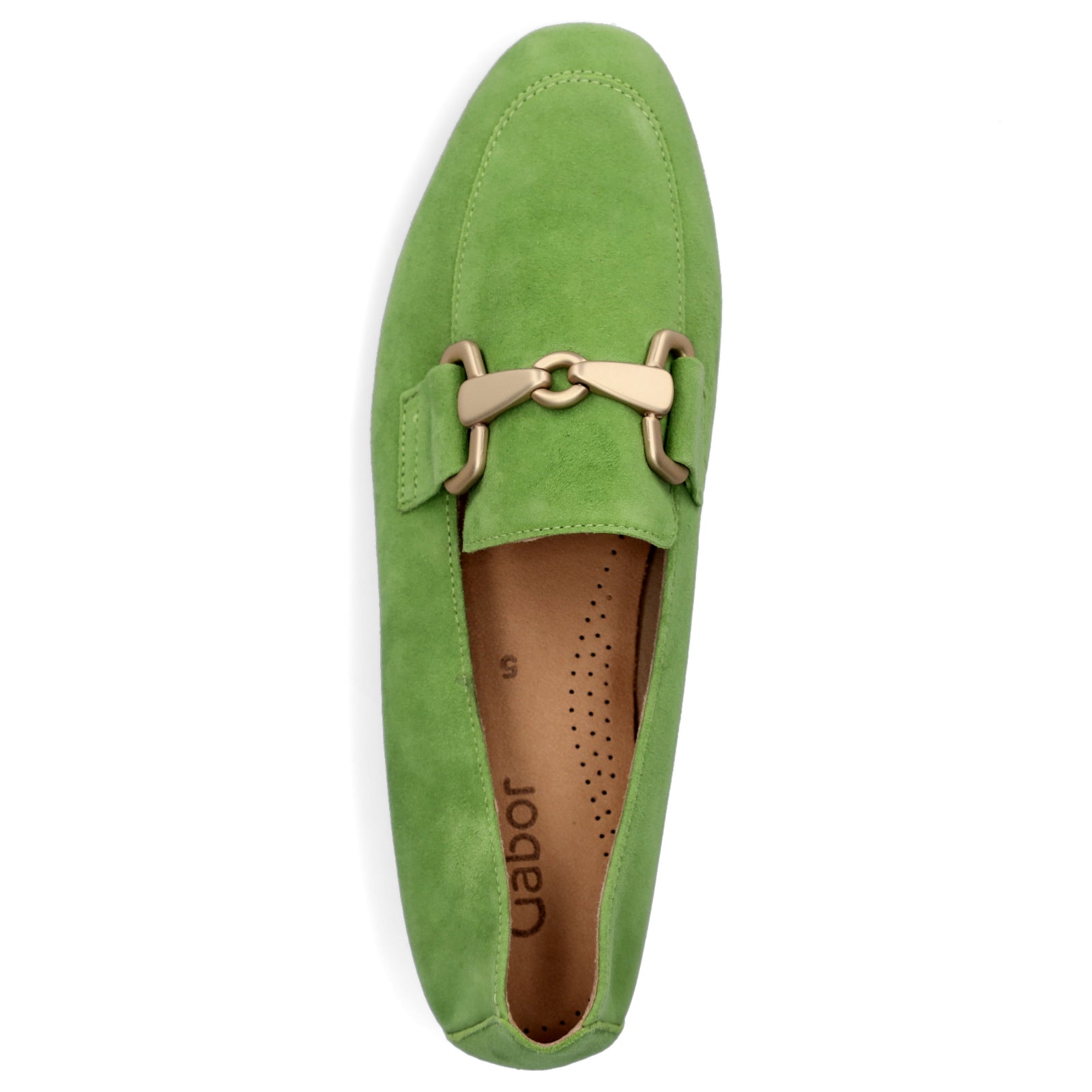 Gabor women's leather slippers green