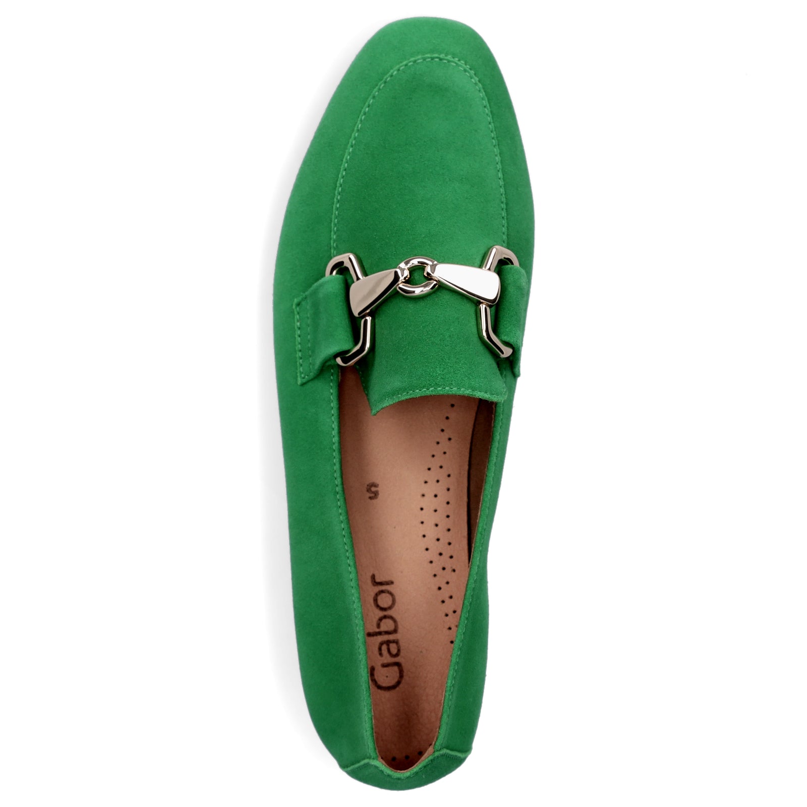 Gabor women's leather slippers fir green