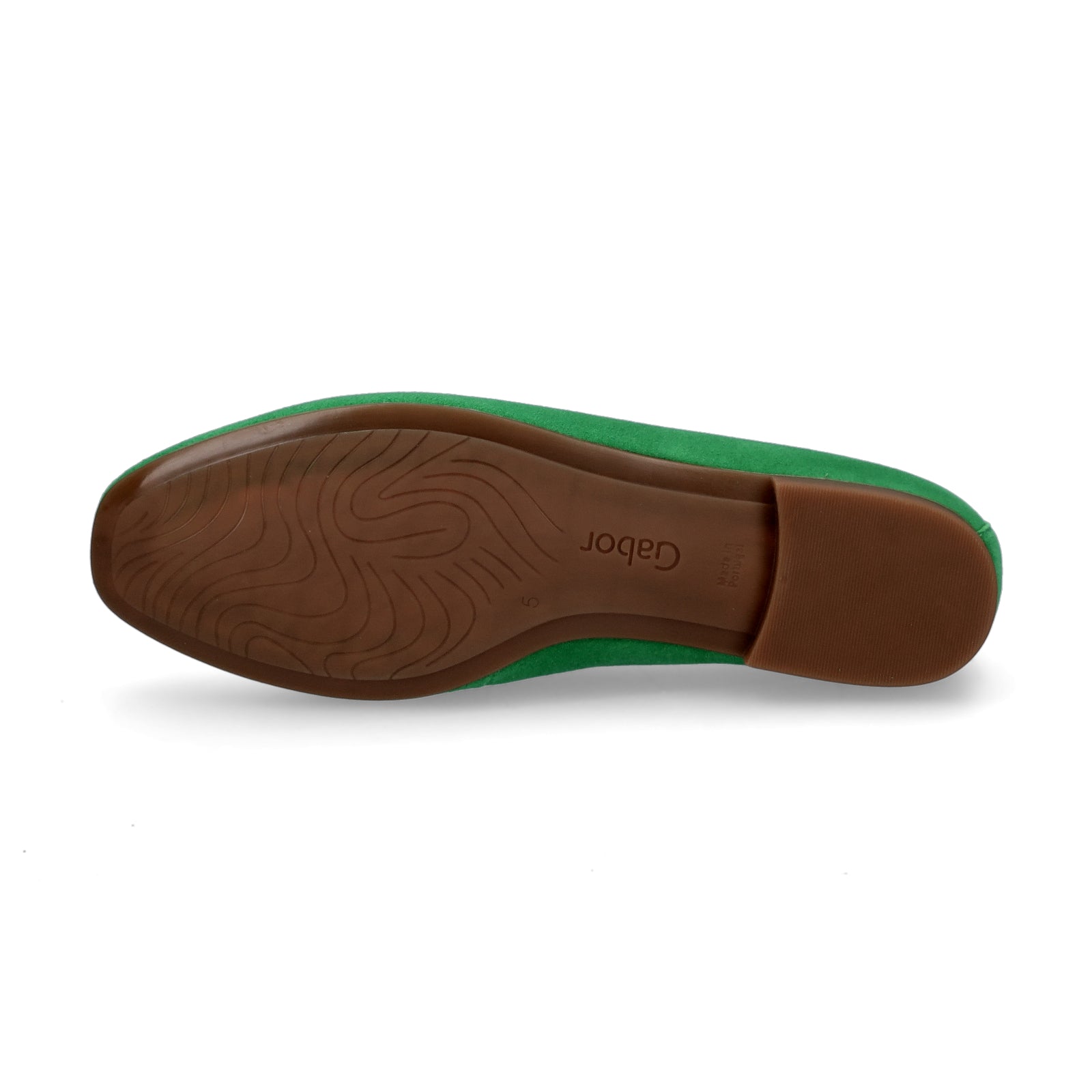 Gabor women's leather slippers fir green