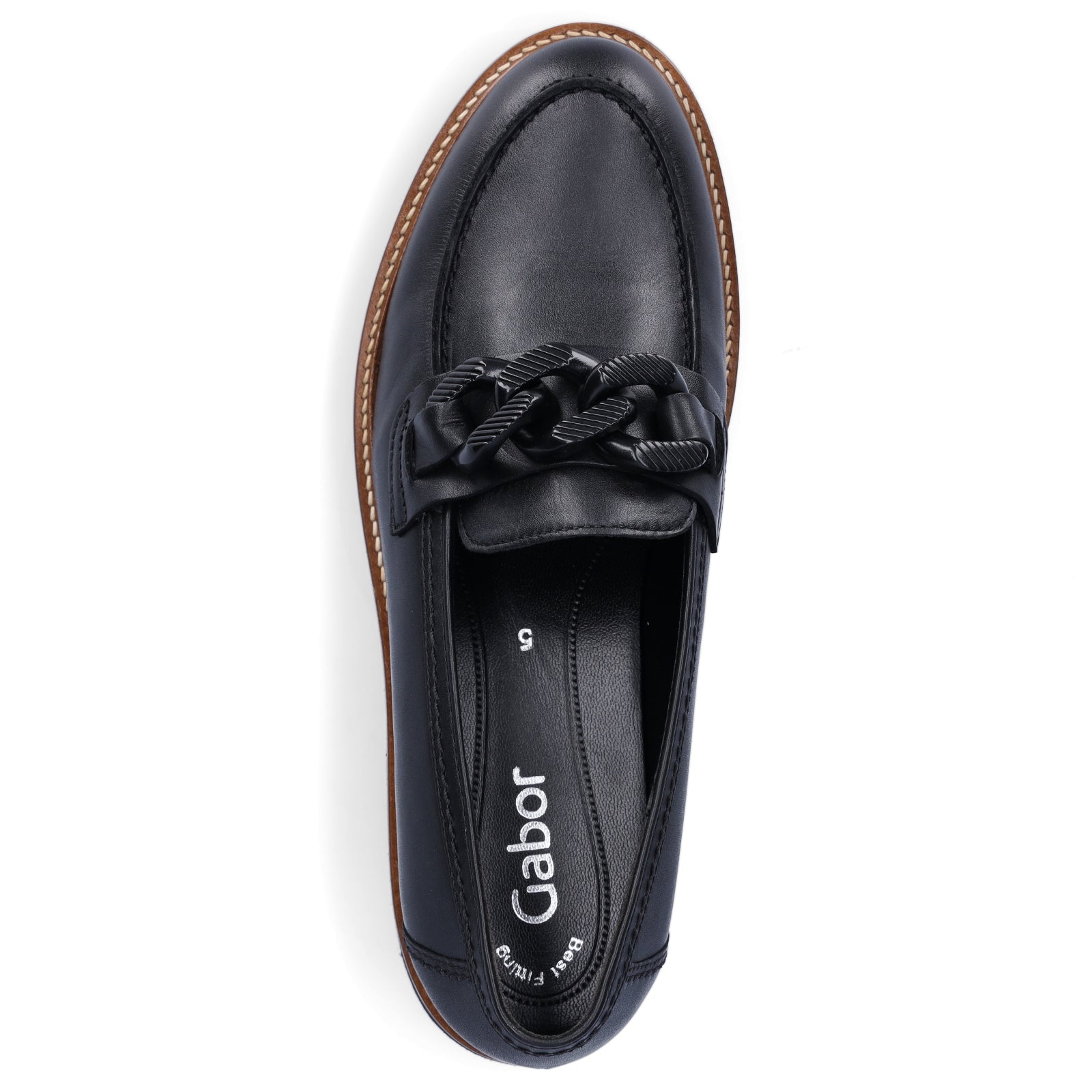 Gabor women's loafers black