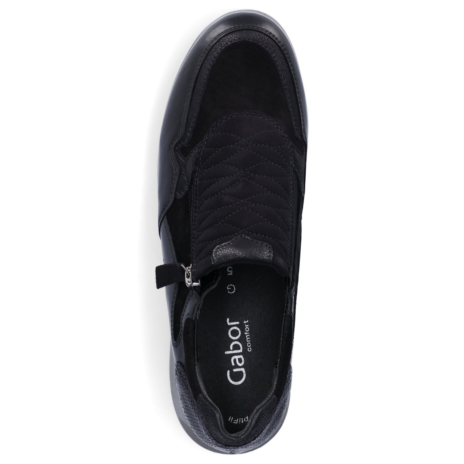 Gabor women's slip-on sneakers black