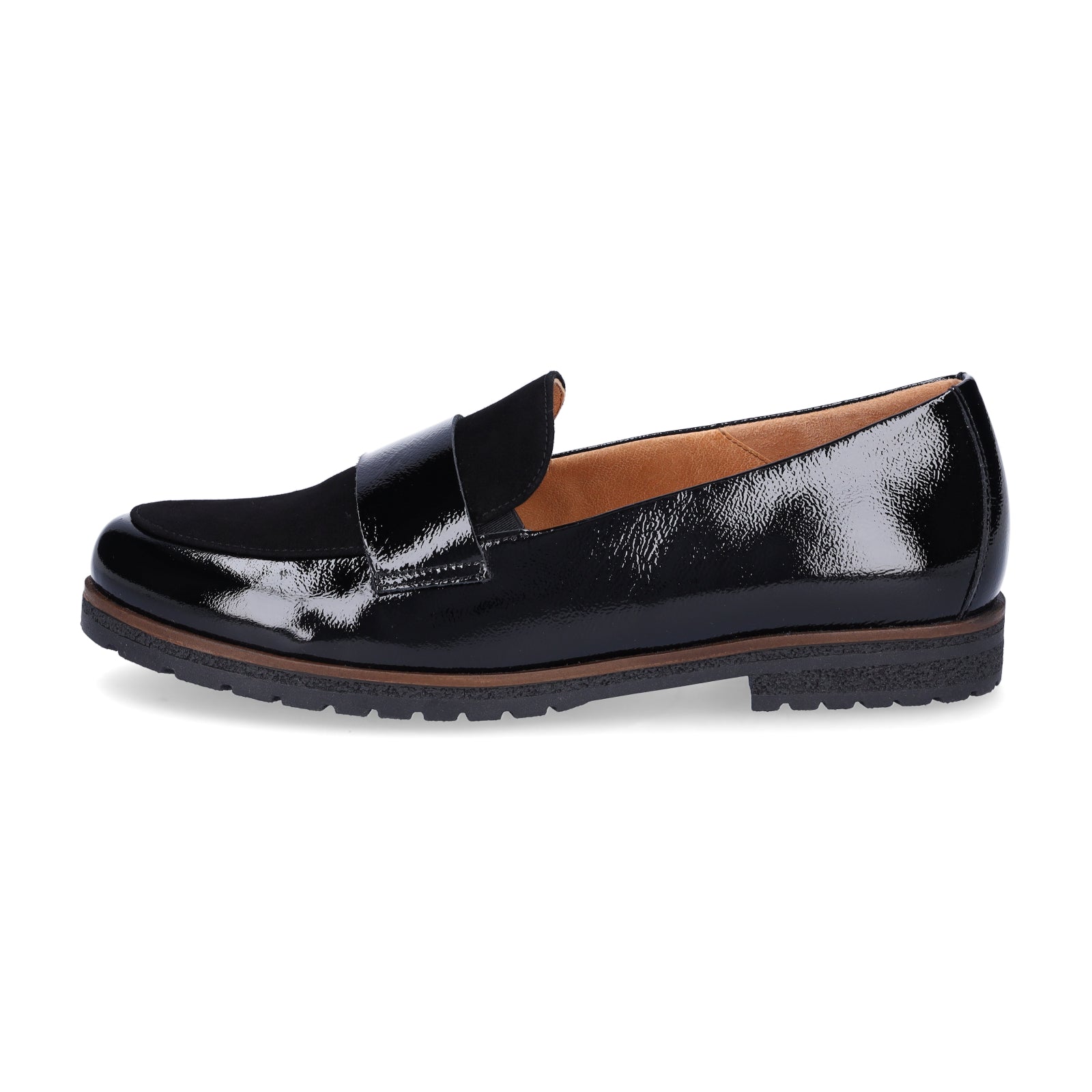 Gabor women's slippers black patent