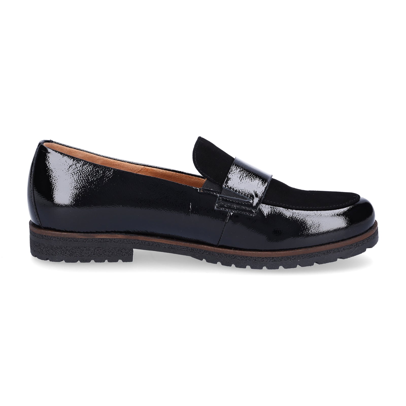 Gabor women's slippers black patent
