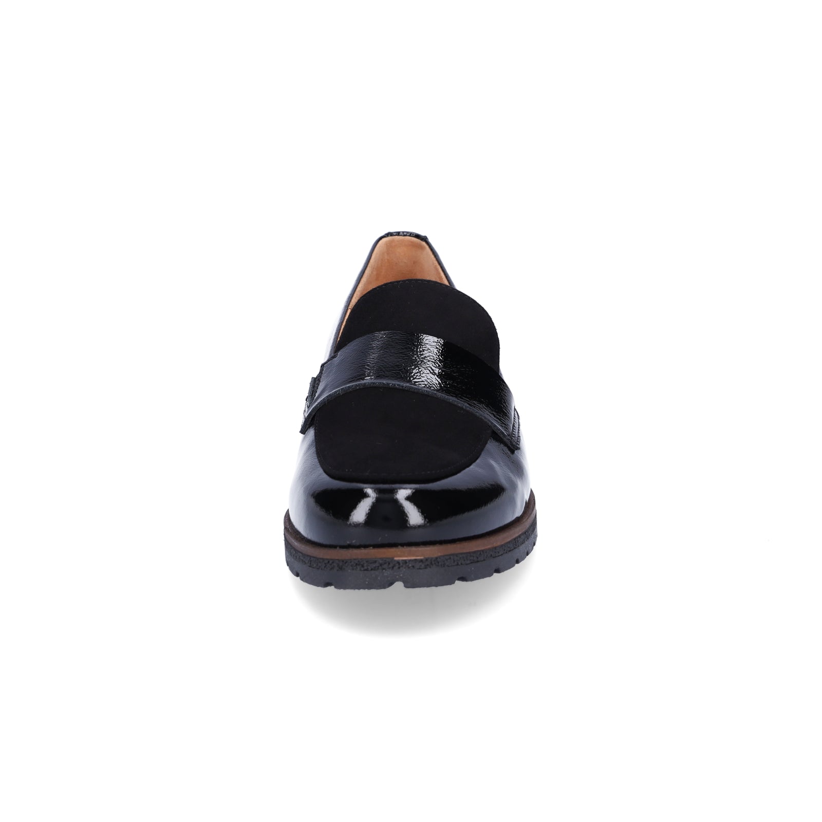 Gabor women's slippers black patent