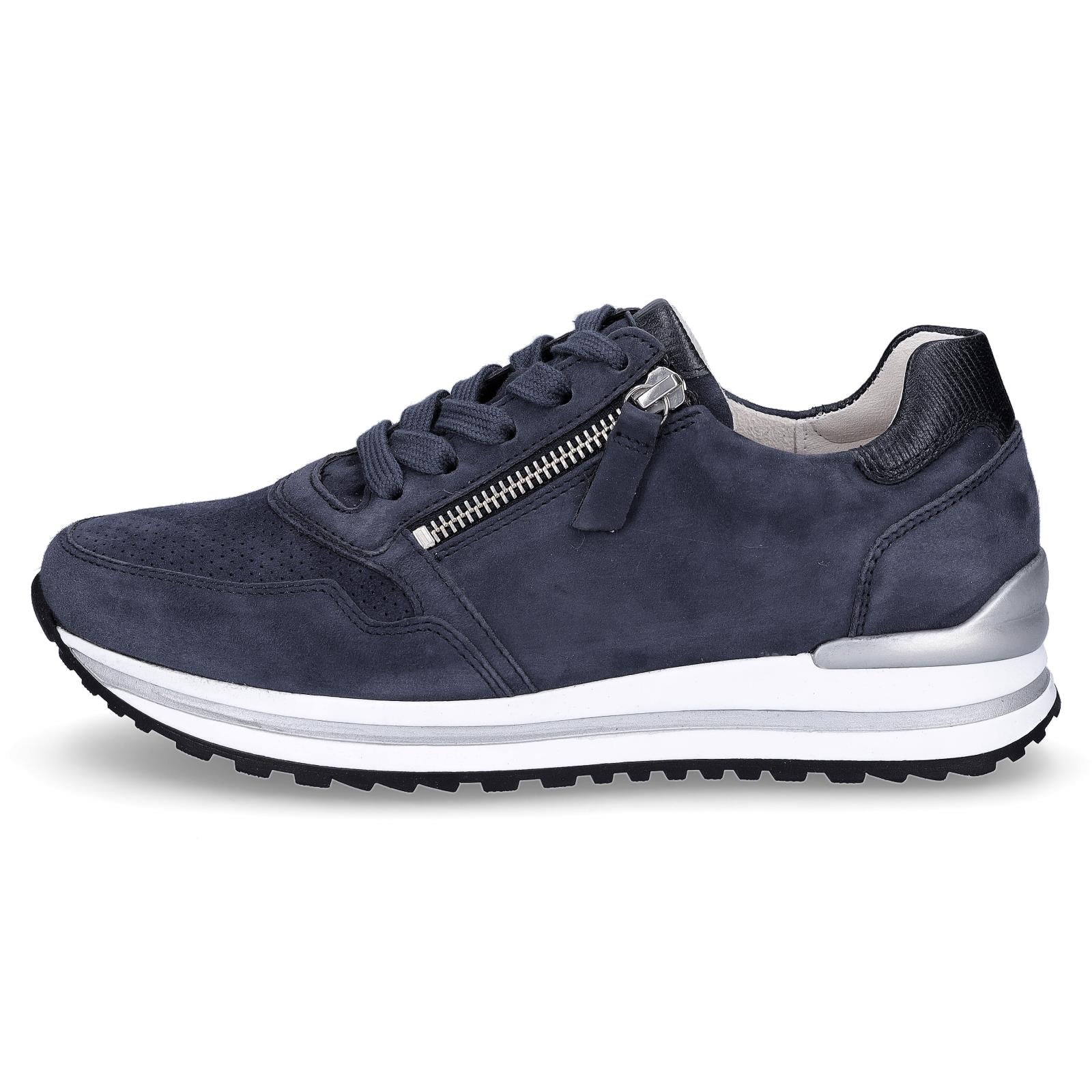 Gabor women's leather sneakers blue