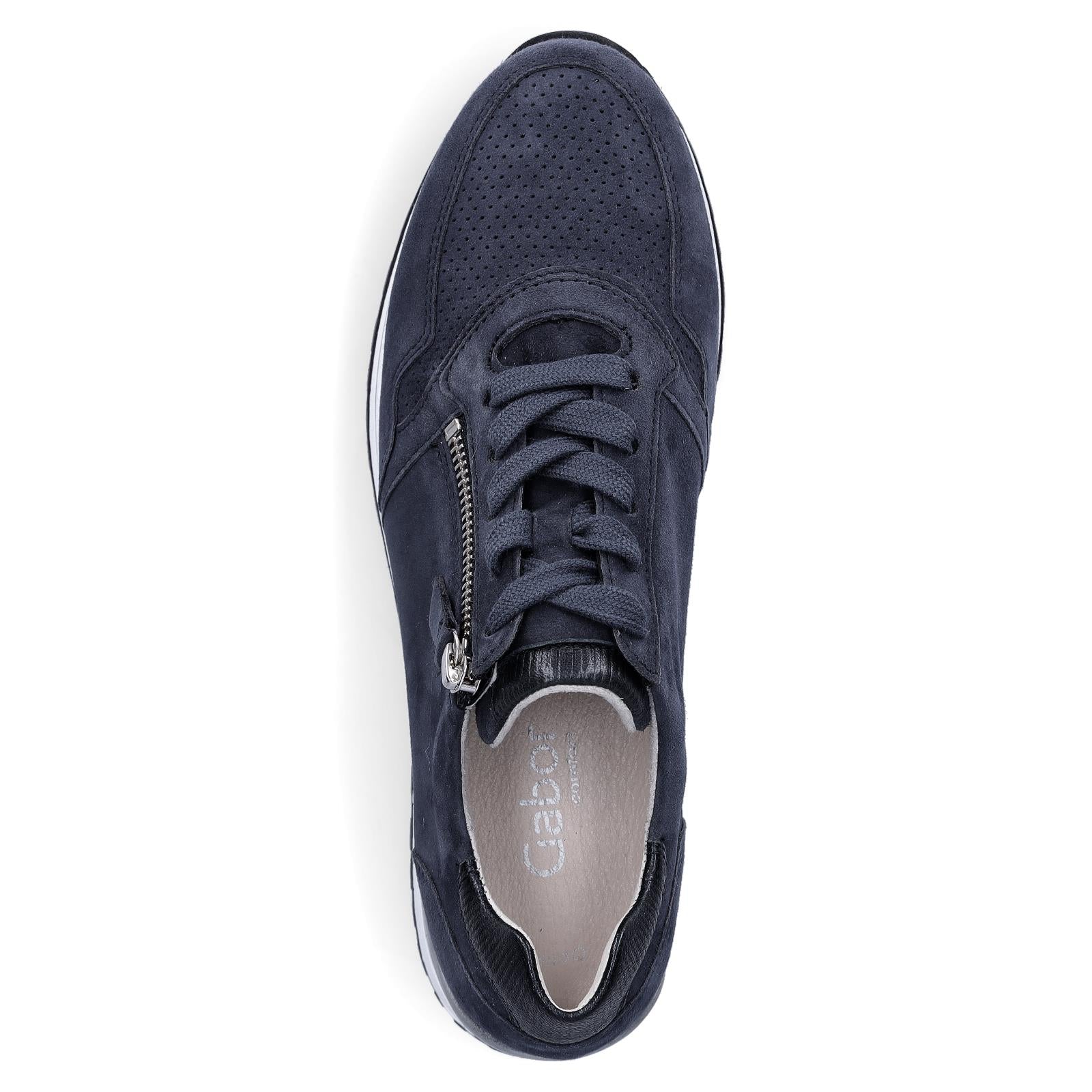 Gabor women's leather sneakers blue