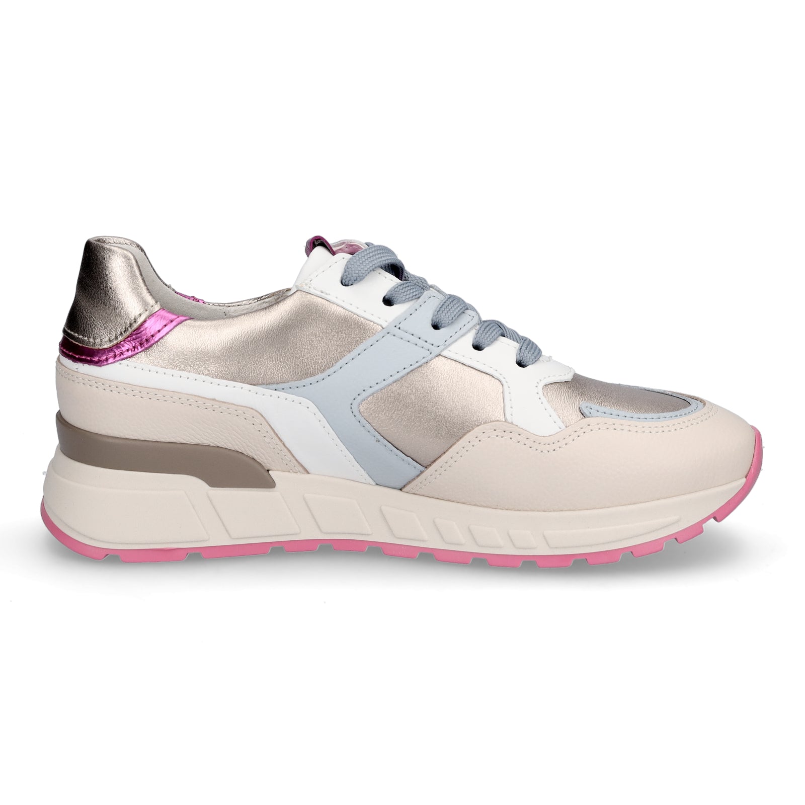 Gabor Damen Sneaker beige metallic