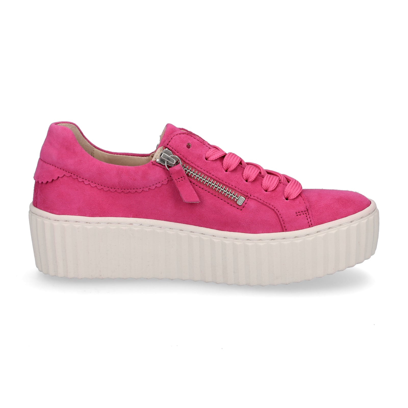 Gabor women's platform sneakers pink