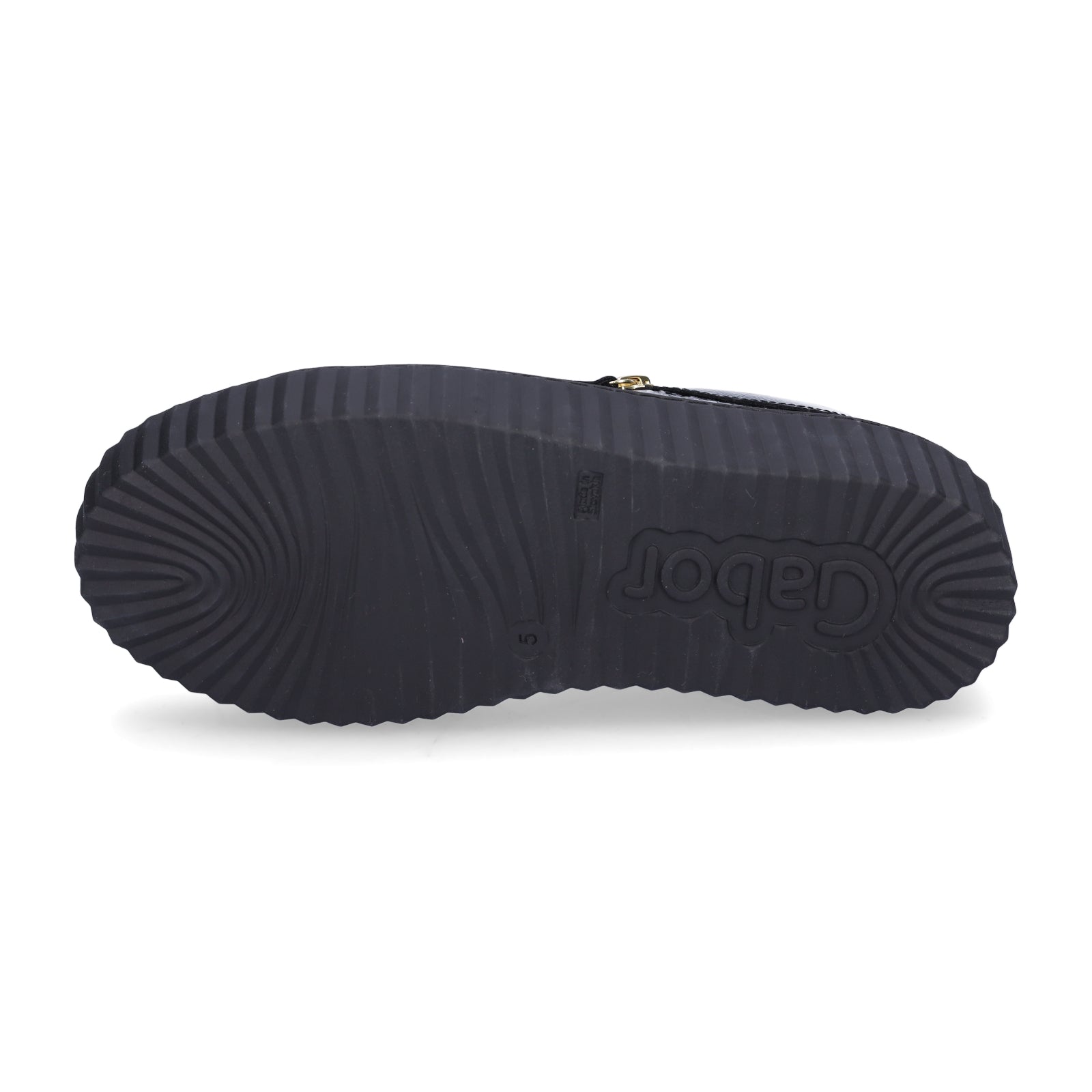 Gabor Damen Sneaker schwarz Lack