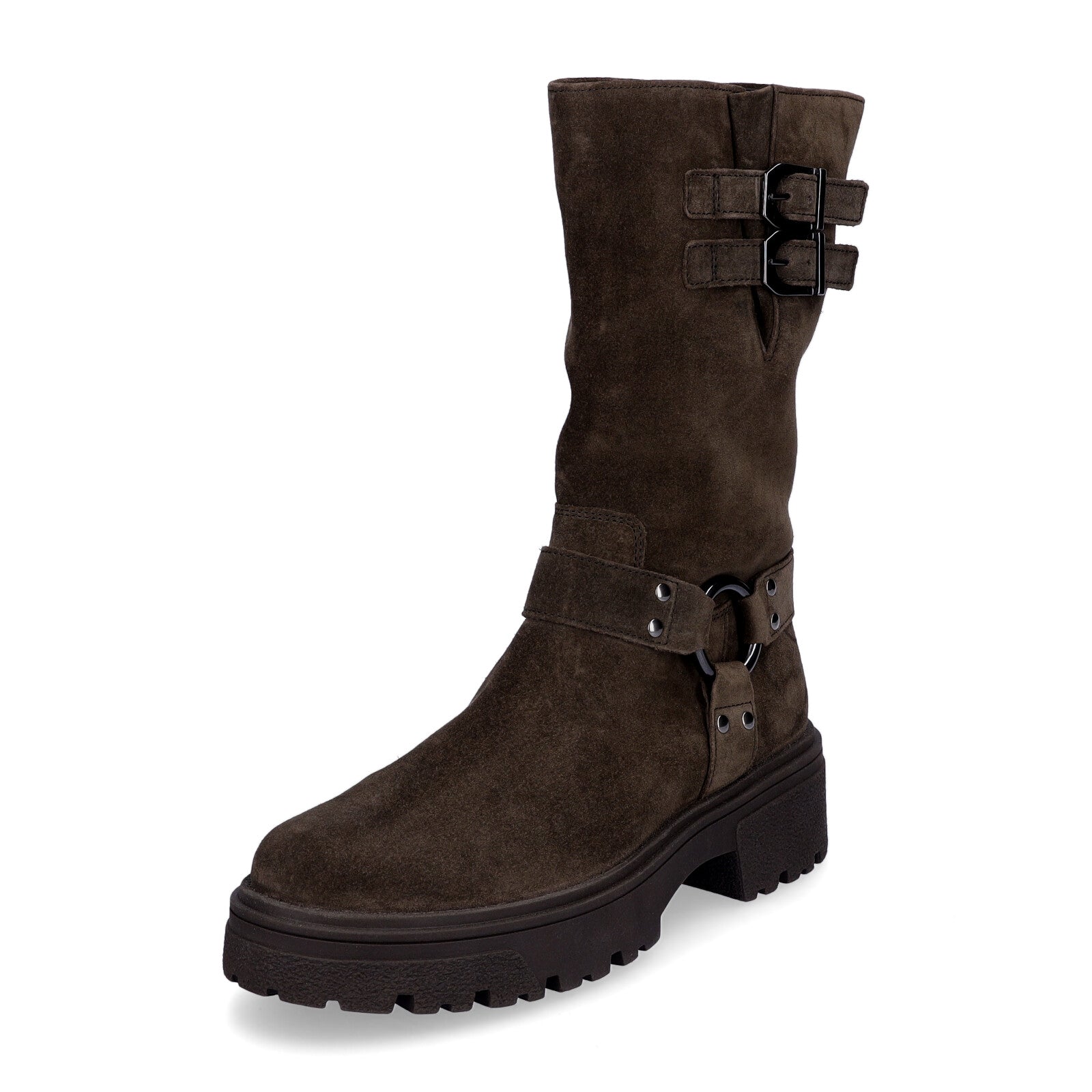 Gabor women's half-calf boots brown