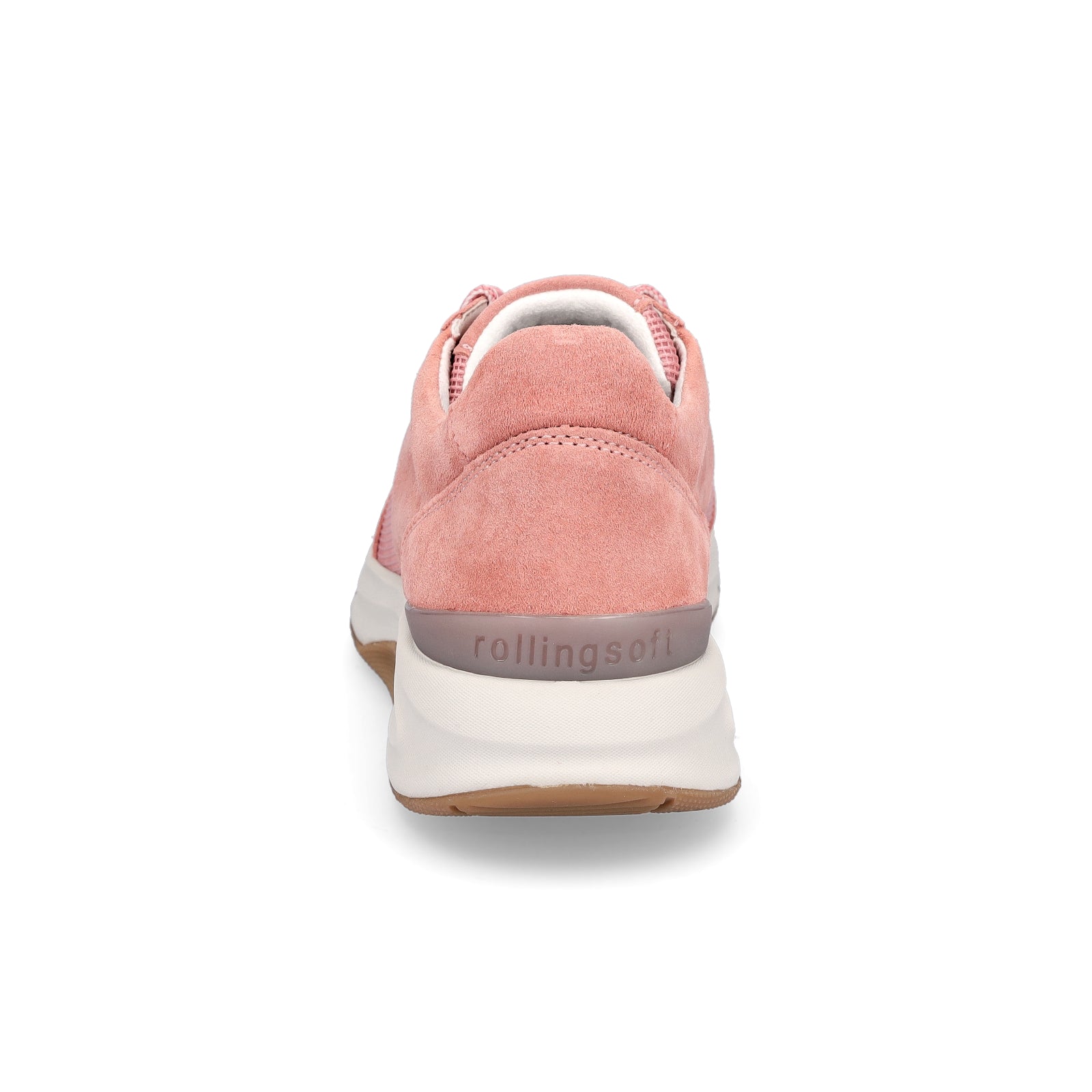Gabor Rollingsoft women's leather sneakers old pink