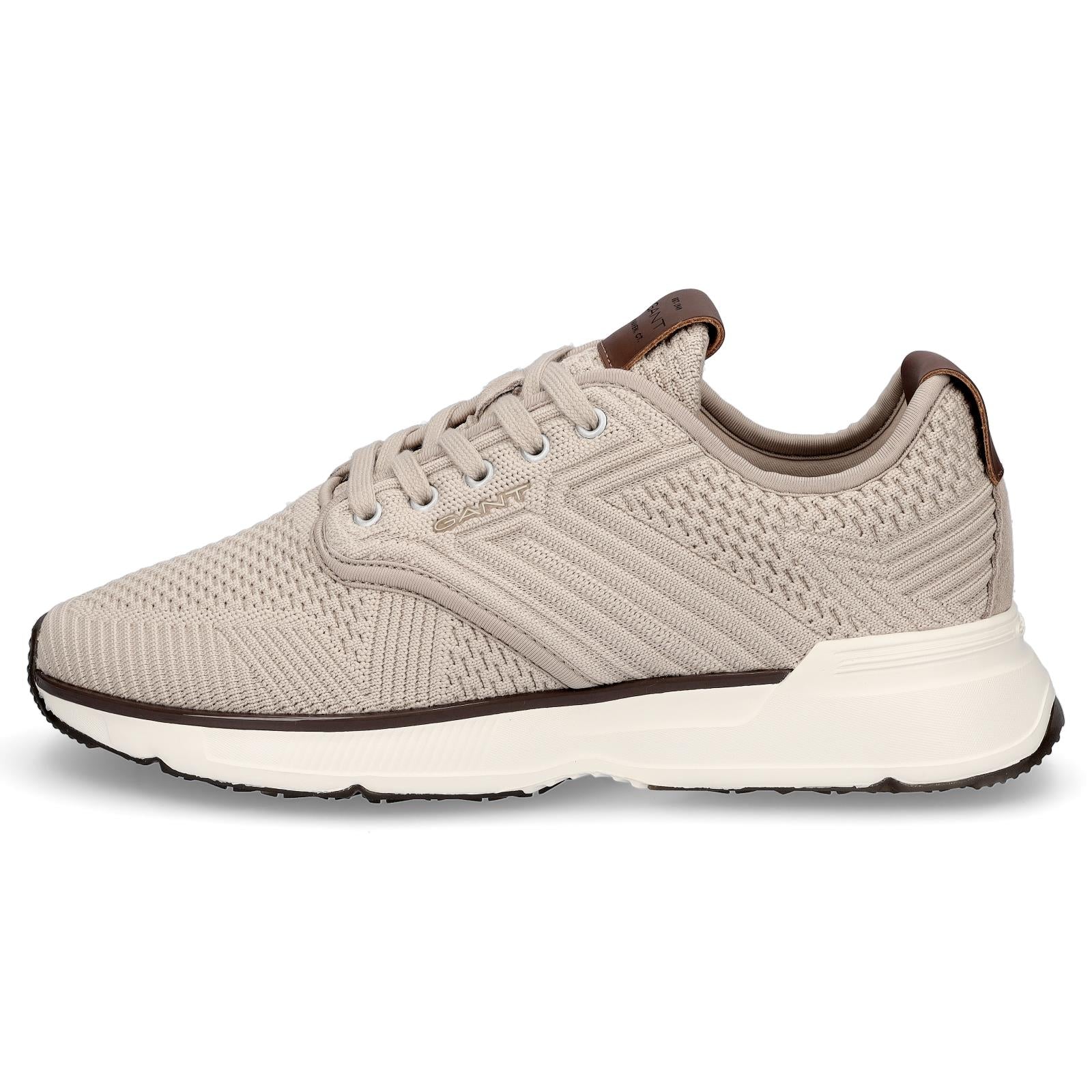 Gant men's knitted sneakers beige