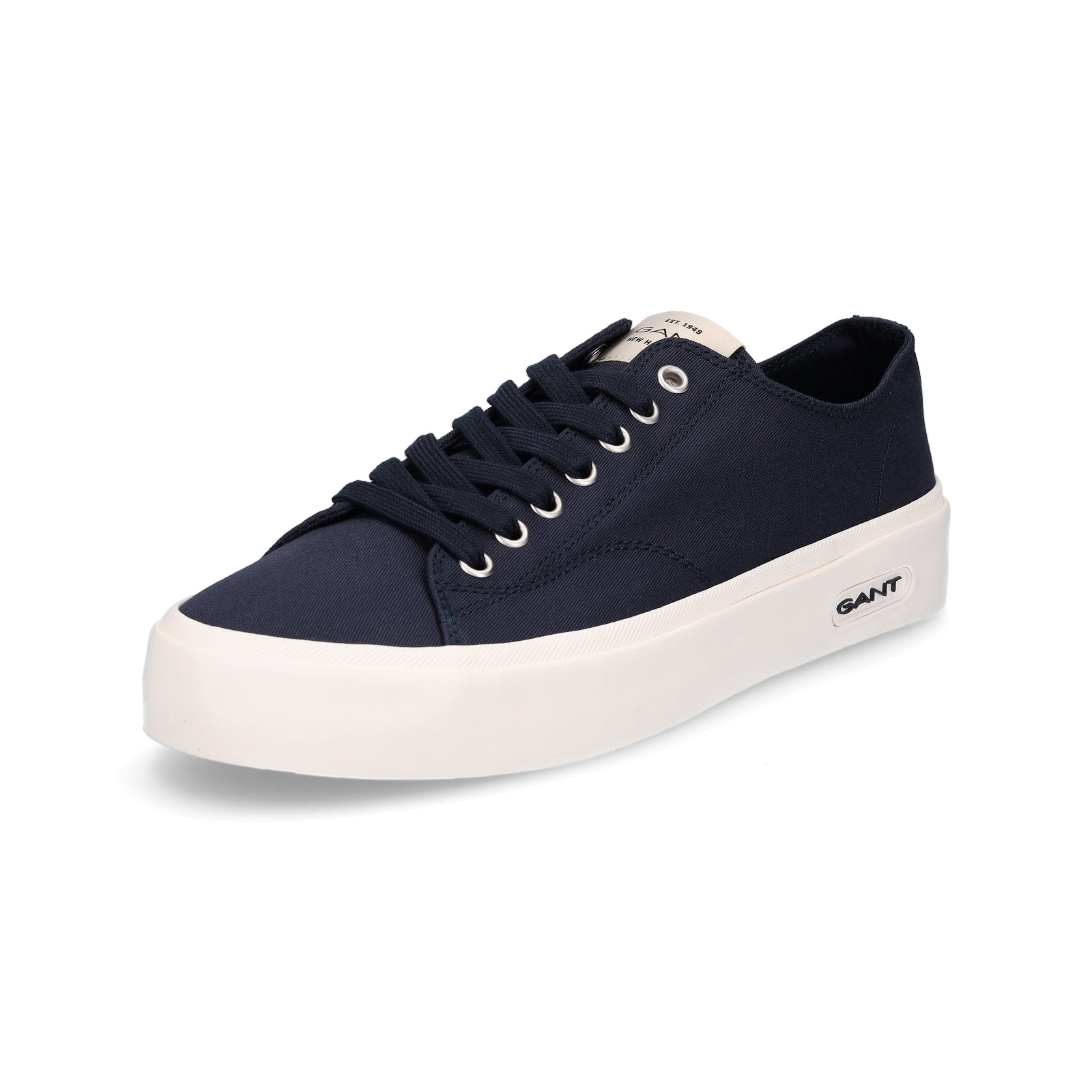 Gant Herren Canvas Schnürschuh marine blau