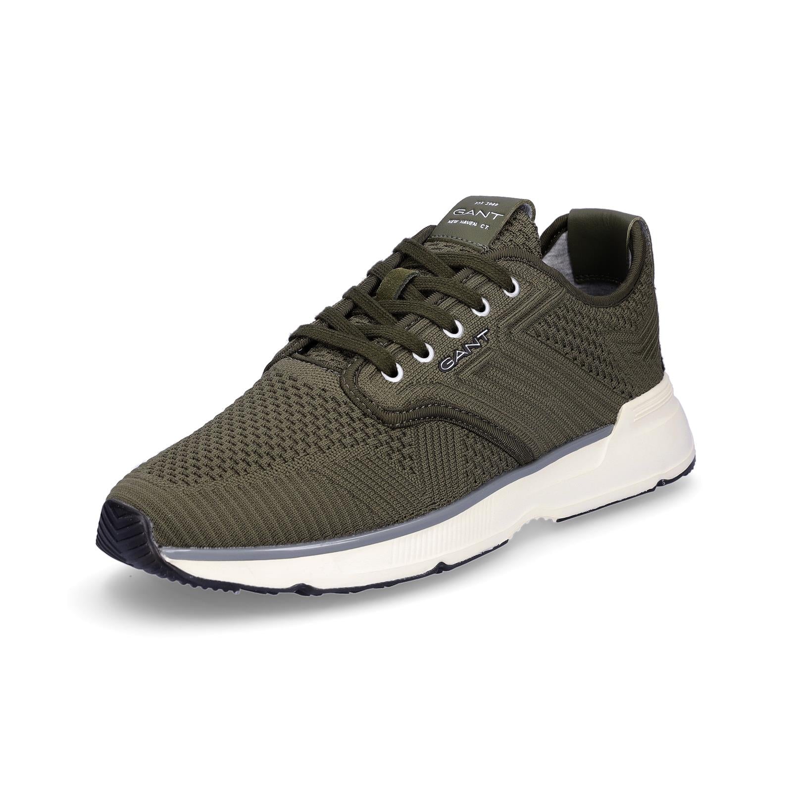 Gant men's knitted sneakers khaki