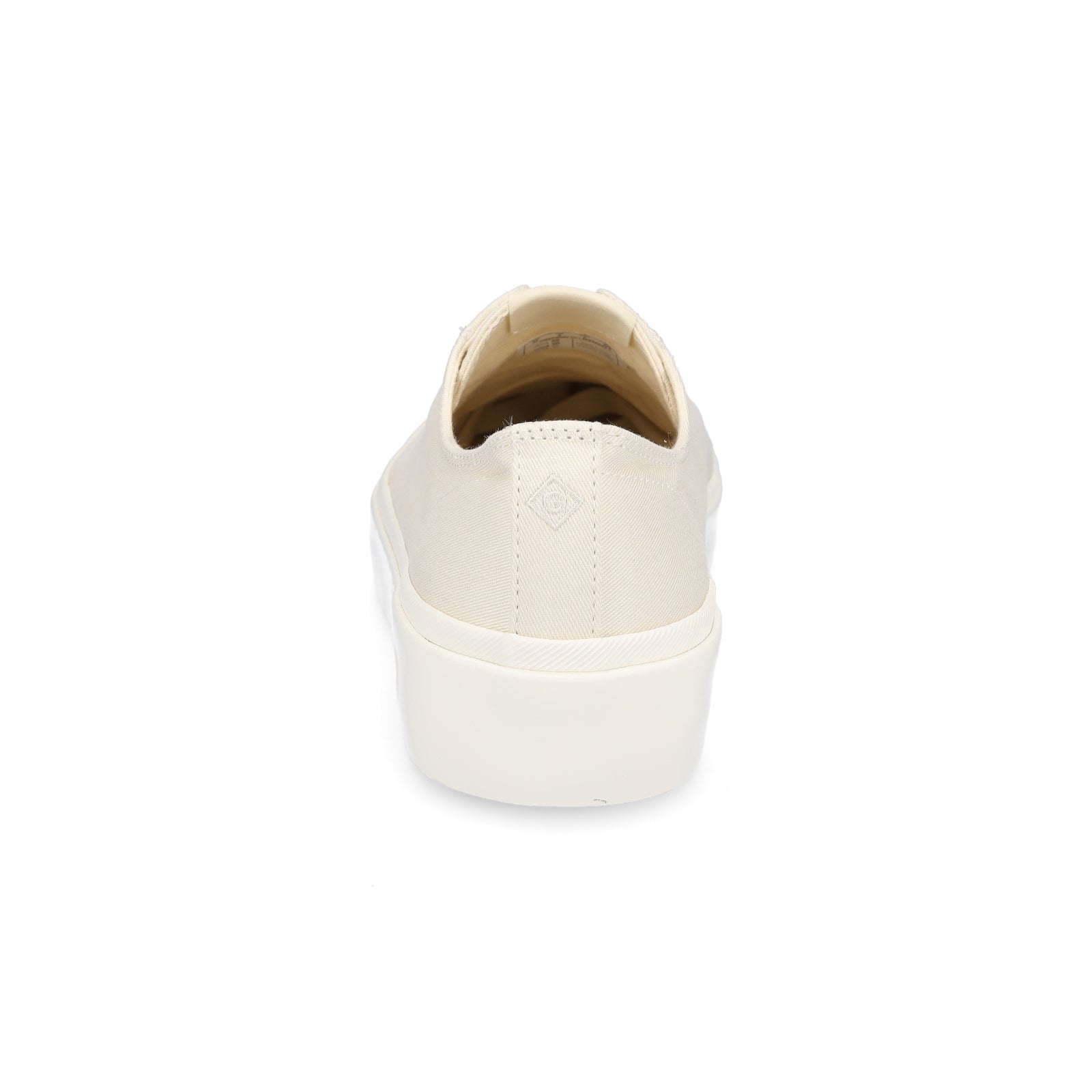 Gant men's canvas lace-up shoe cream white