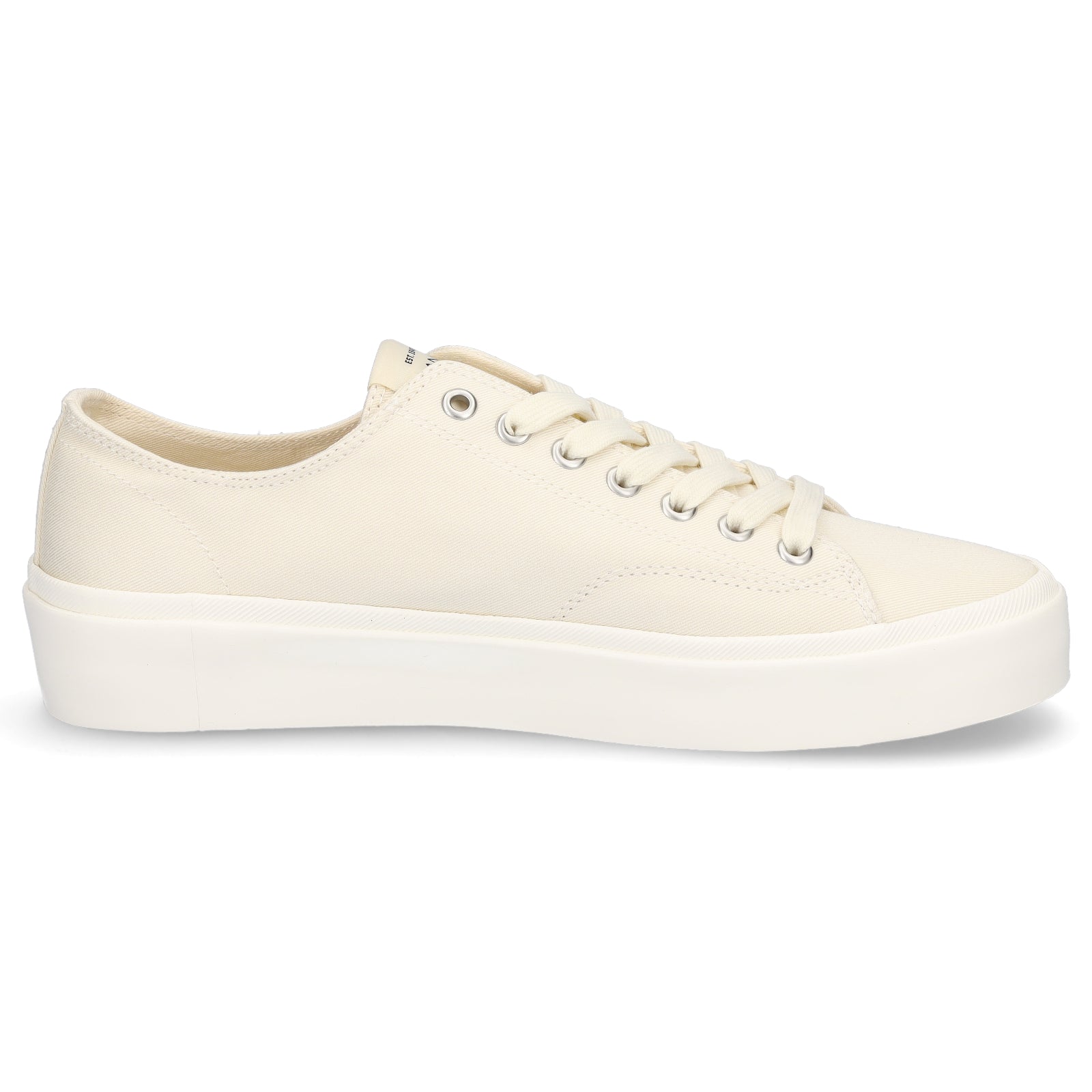 Gant men's canvas lace-up shoe cream white