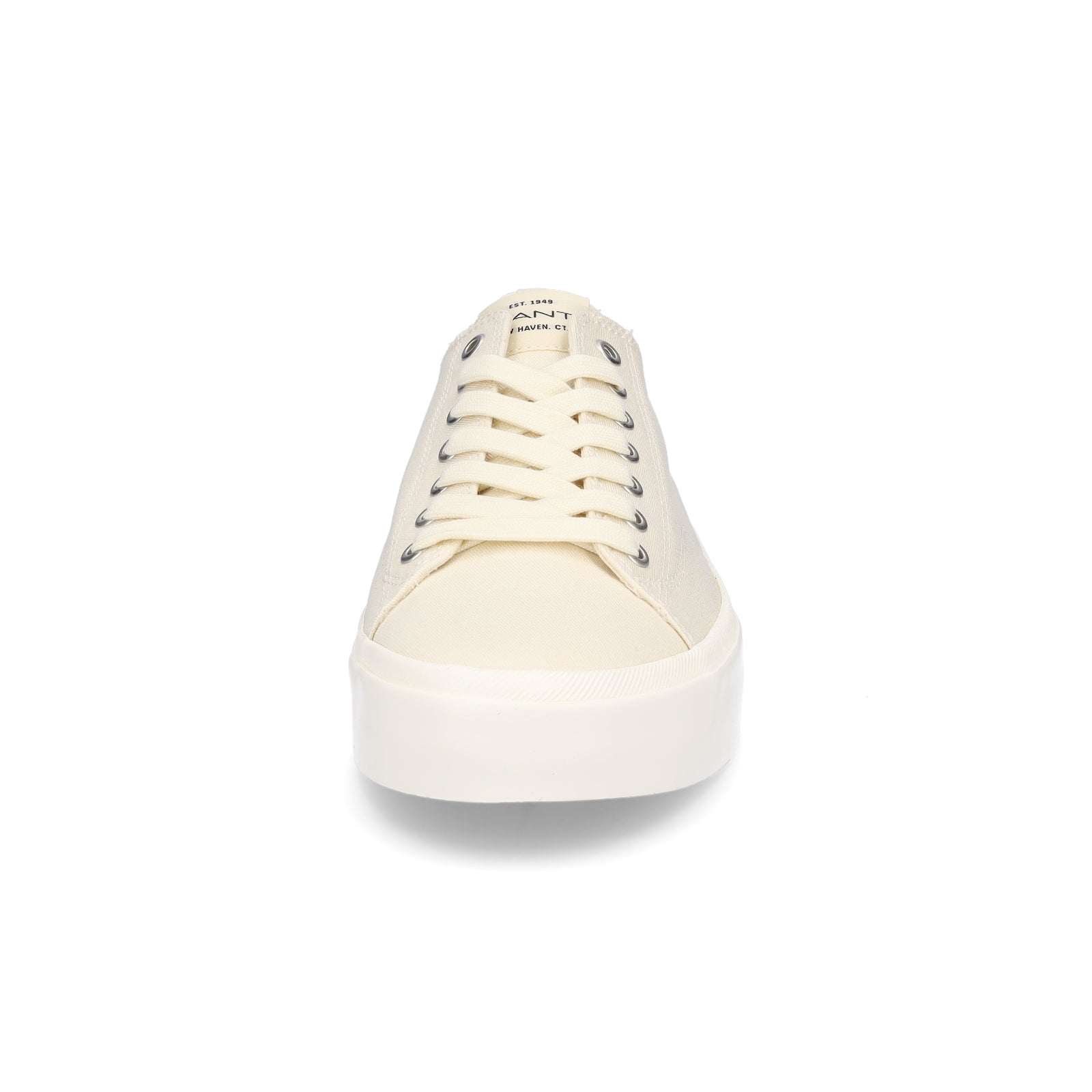 Gant men's canvas lace-up shoe cream white