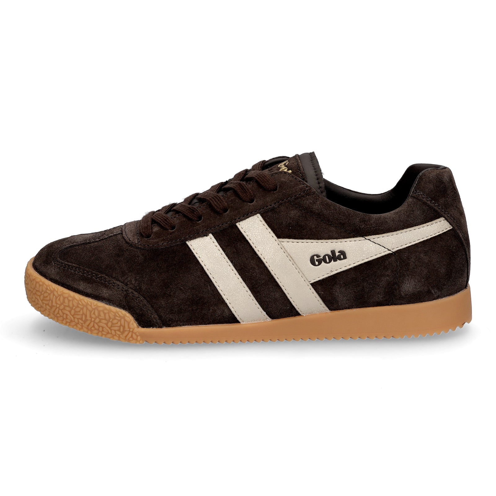 Gola women's sneaker Harrier Mirror mocha gold