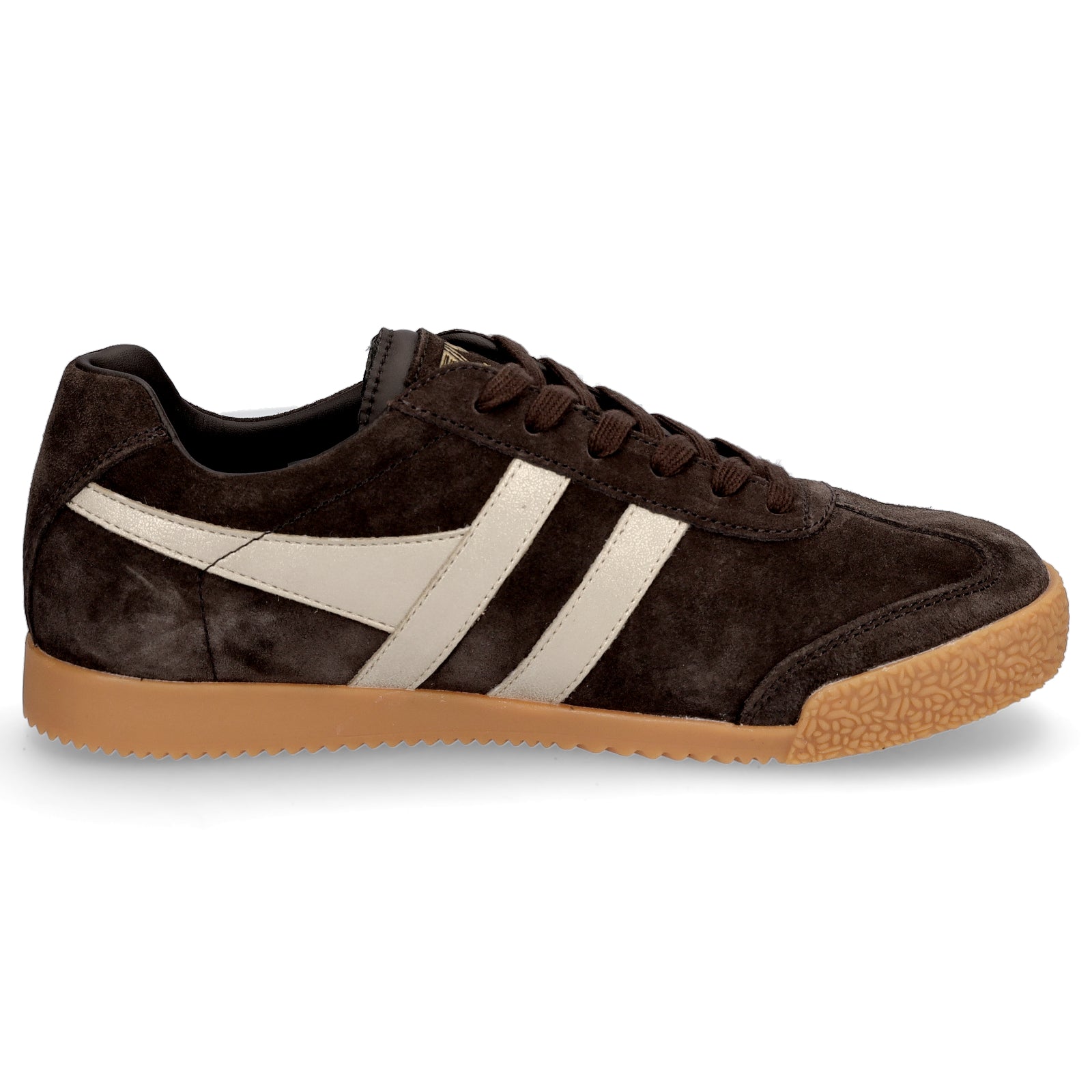 Gola women's sneaker Harrier Mirror mocha gold